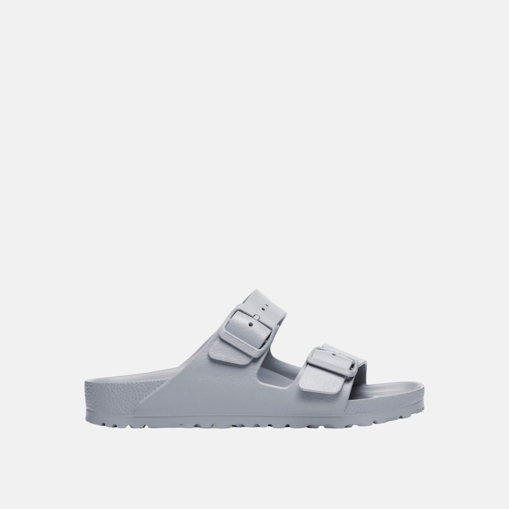 Szare wąskie klapki Birkenstock Arizona EVA