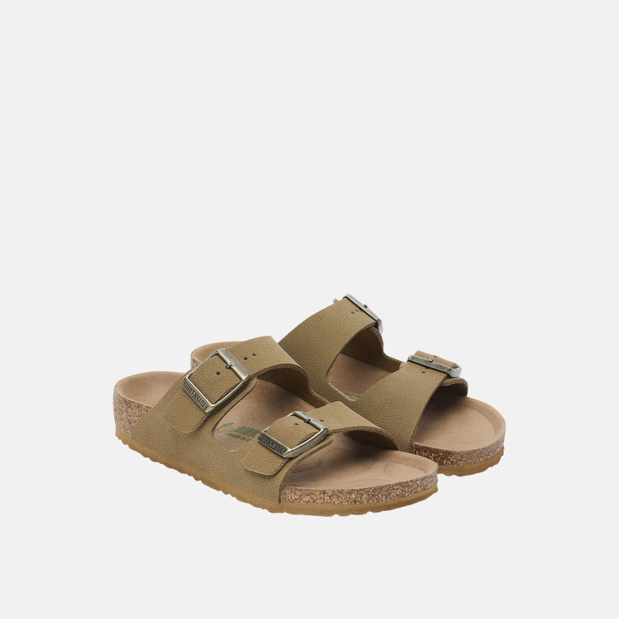 Dziecięce brązowe klapki Birkenstock Arizona Vegan