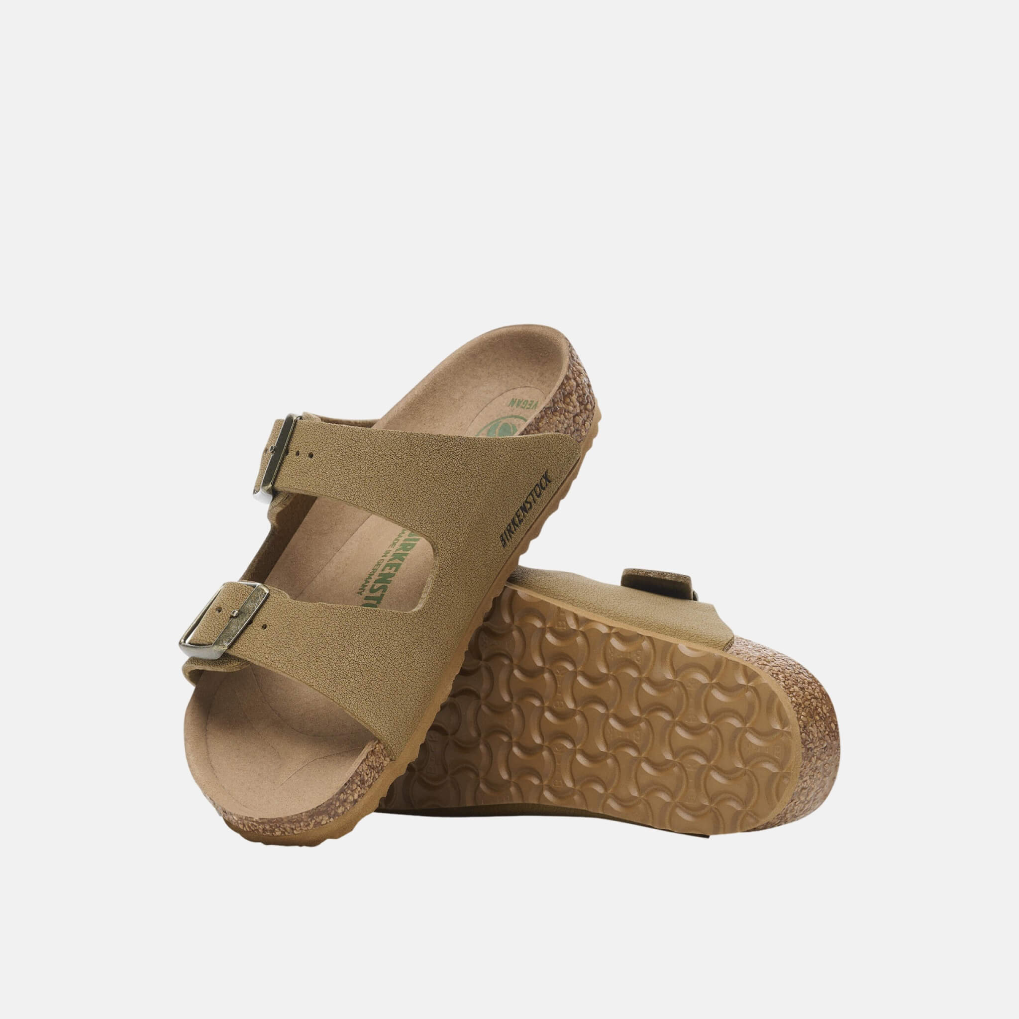 Dziecięce brązowe klapki Birkenstock Arizona Vegan