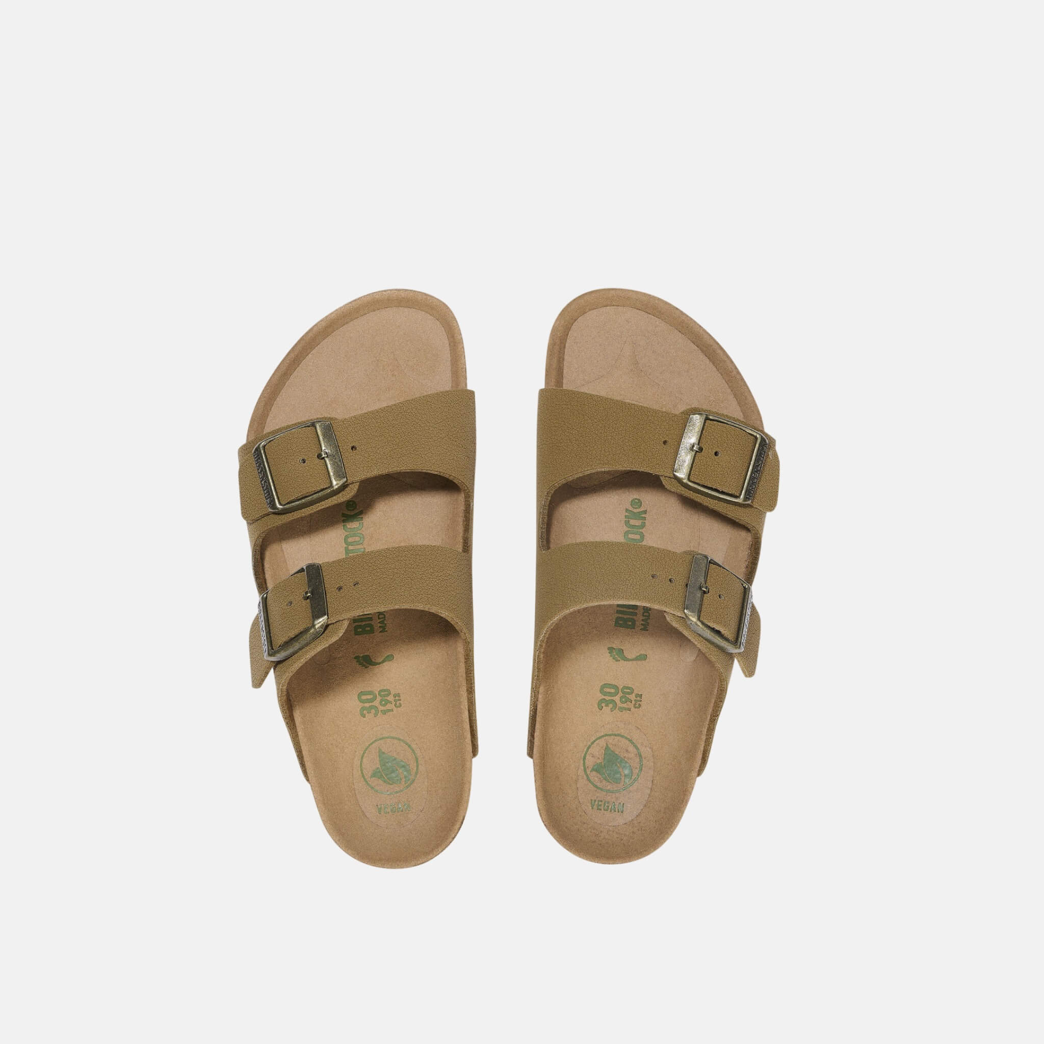 Dziecięce brązowe klapki Birkenstock Arizona Vegan