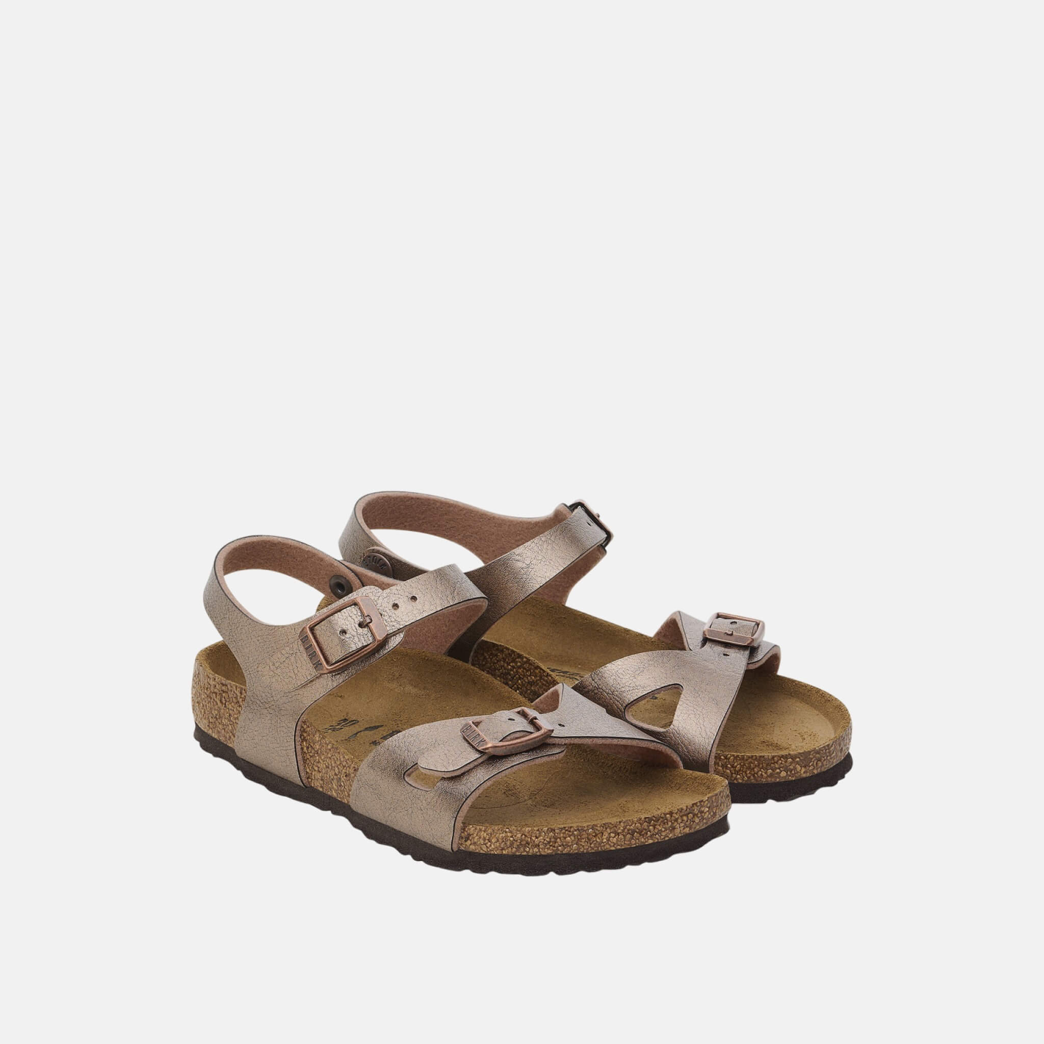 Dziecięce miedziane sandały Birkenstock Rio Birko-Flor Regular