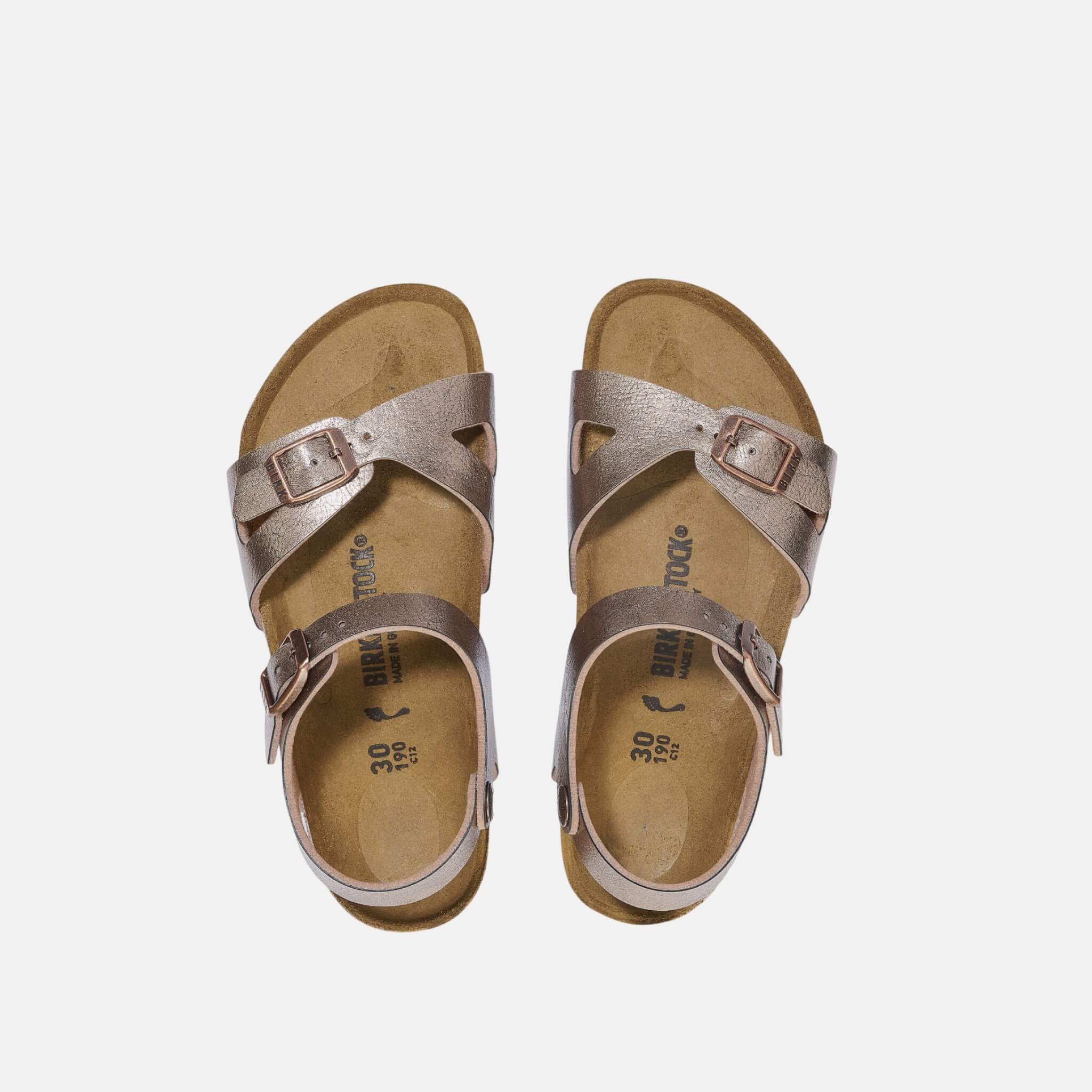 Dziecięce miedziane sandały Birkenstock Rio Birko-Flor Regular