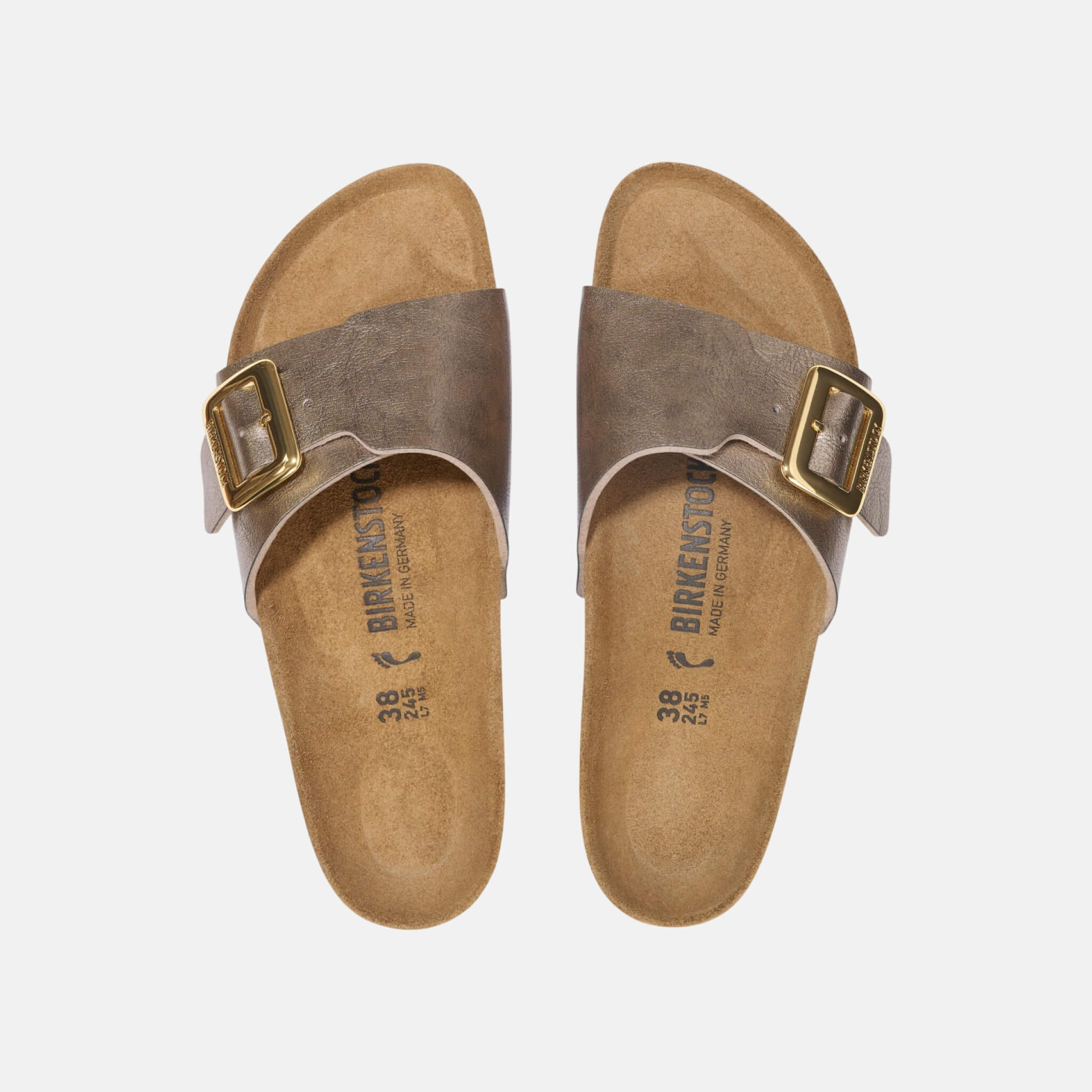 Miedziane klapki Regular Catalina Cushion Buckle Birko-Flor