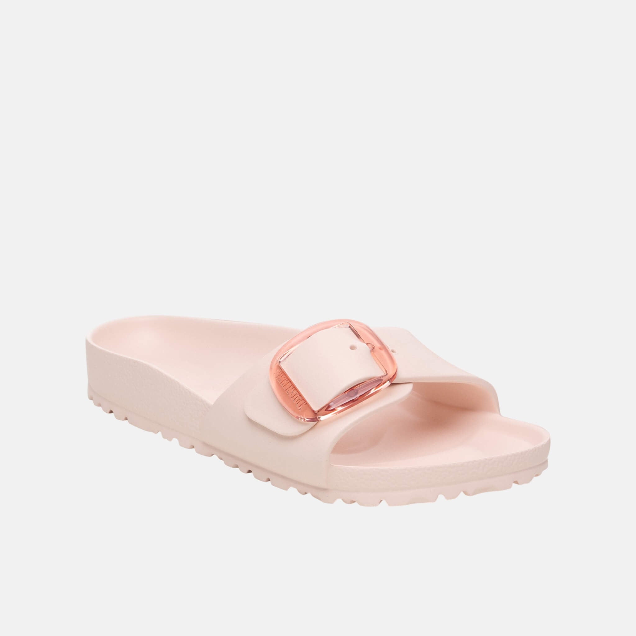 Pink Birkenstock Madrid Big Buckle EVA Narrow Slides