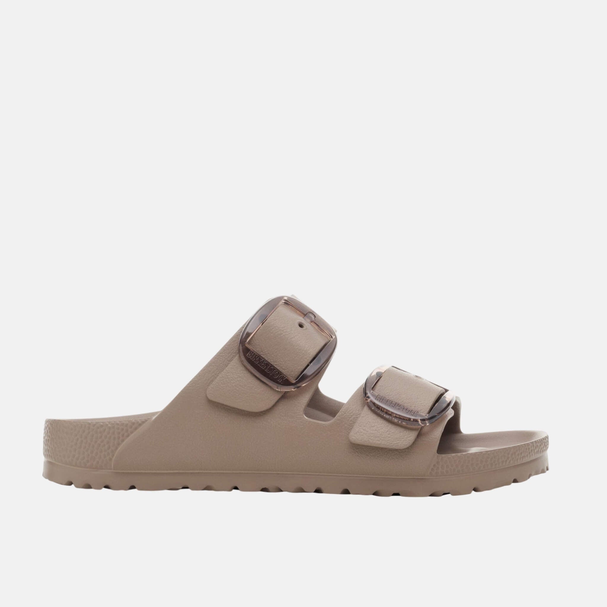 Beige Arizona Big Buckle EVA Narrow Slides