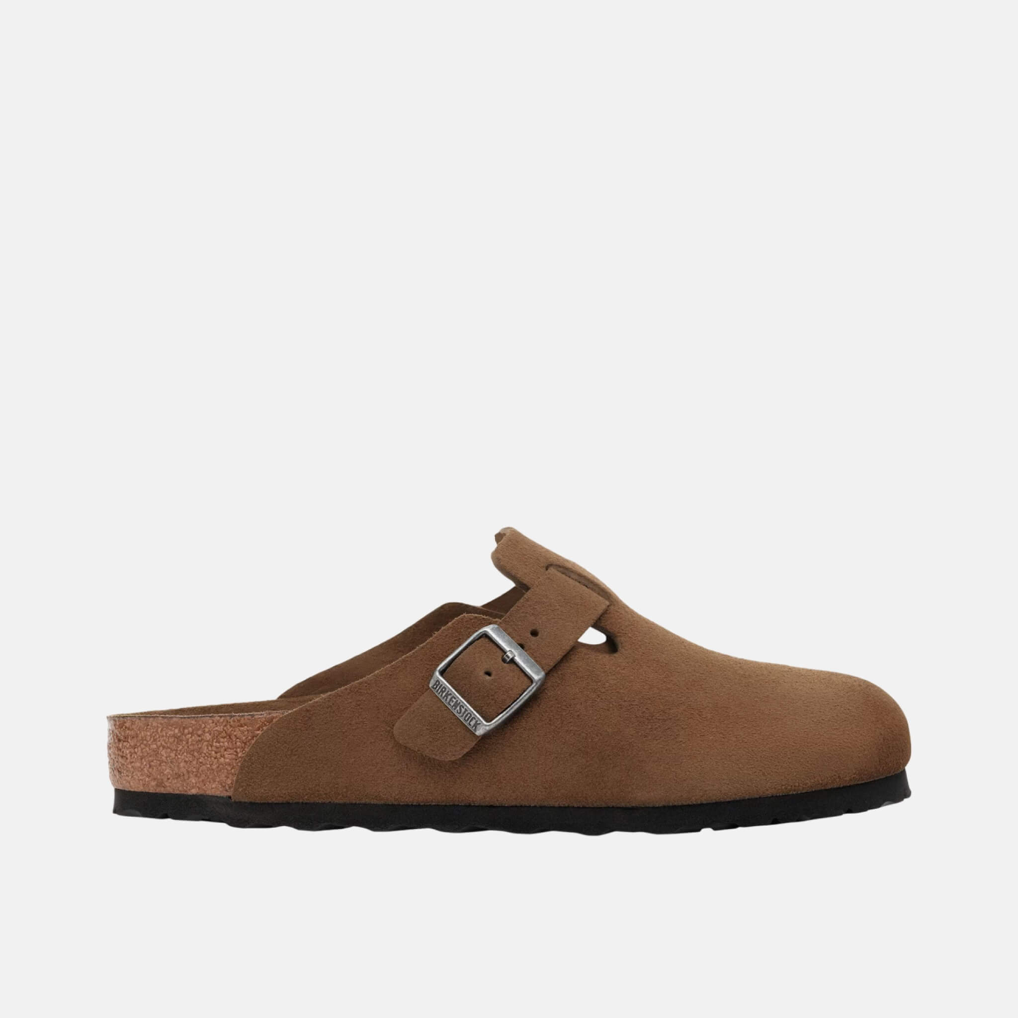 Brązowe kapcie Boston Soft Footbed Suede Leather