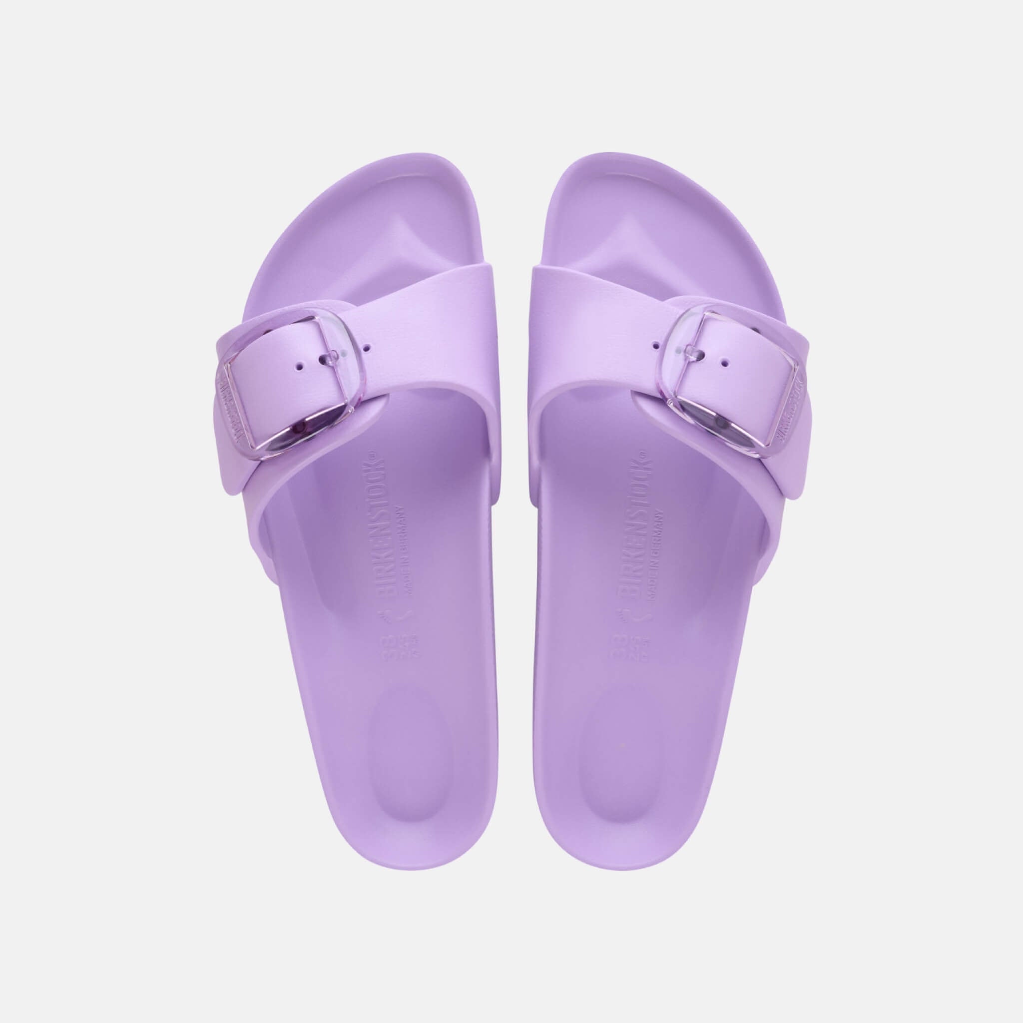 Fioletowe klapki Birkenstock Madrid Big Buckle EVA