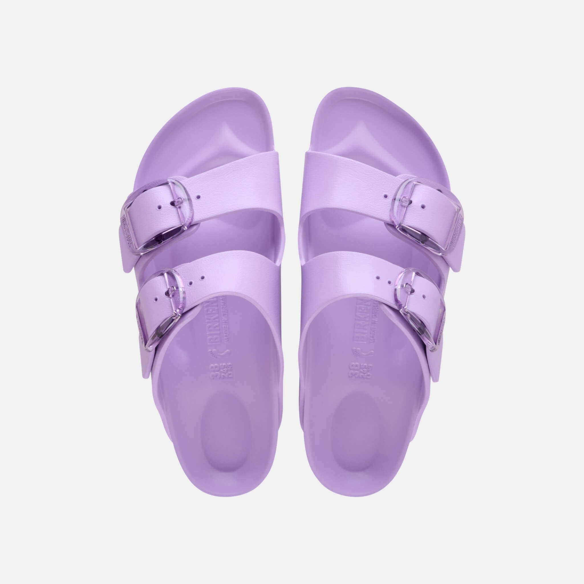Fioletowe klapki Birkenstock Arizona Big Buckle EVA w rozmiarze wąskim