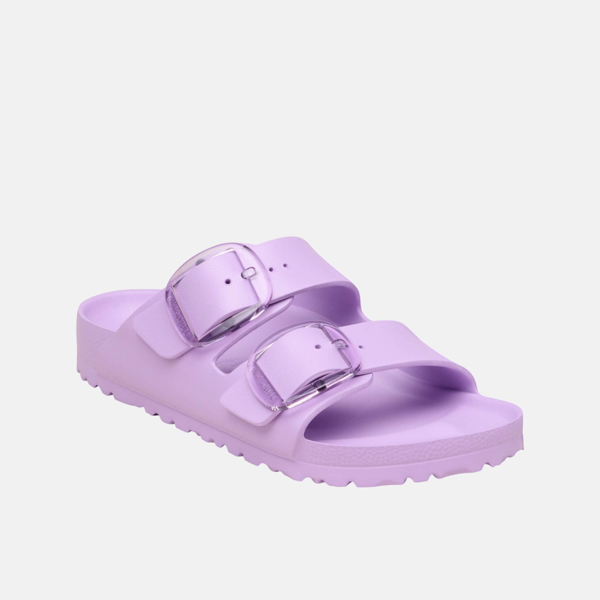 Purple Birkenstock Arizona Big Buckle EVA Narrow Slides