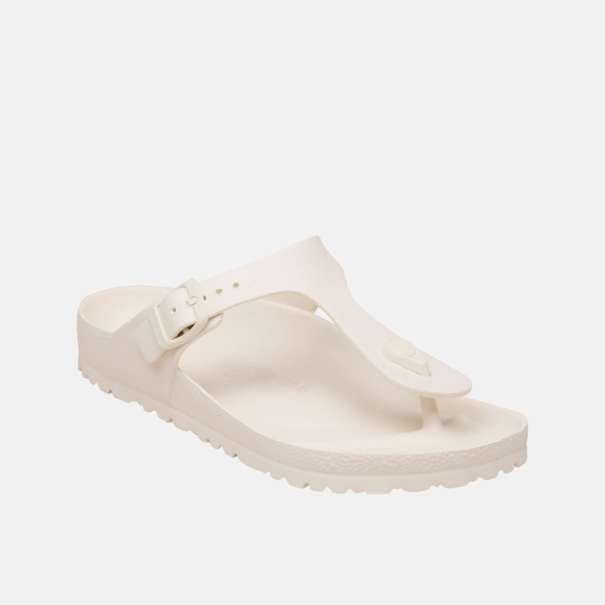 Białe japonki Birkenstock Gizeh EVA w rozmiarze regular