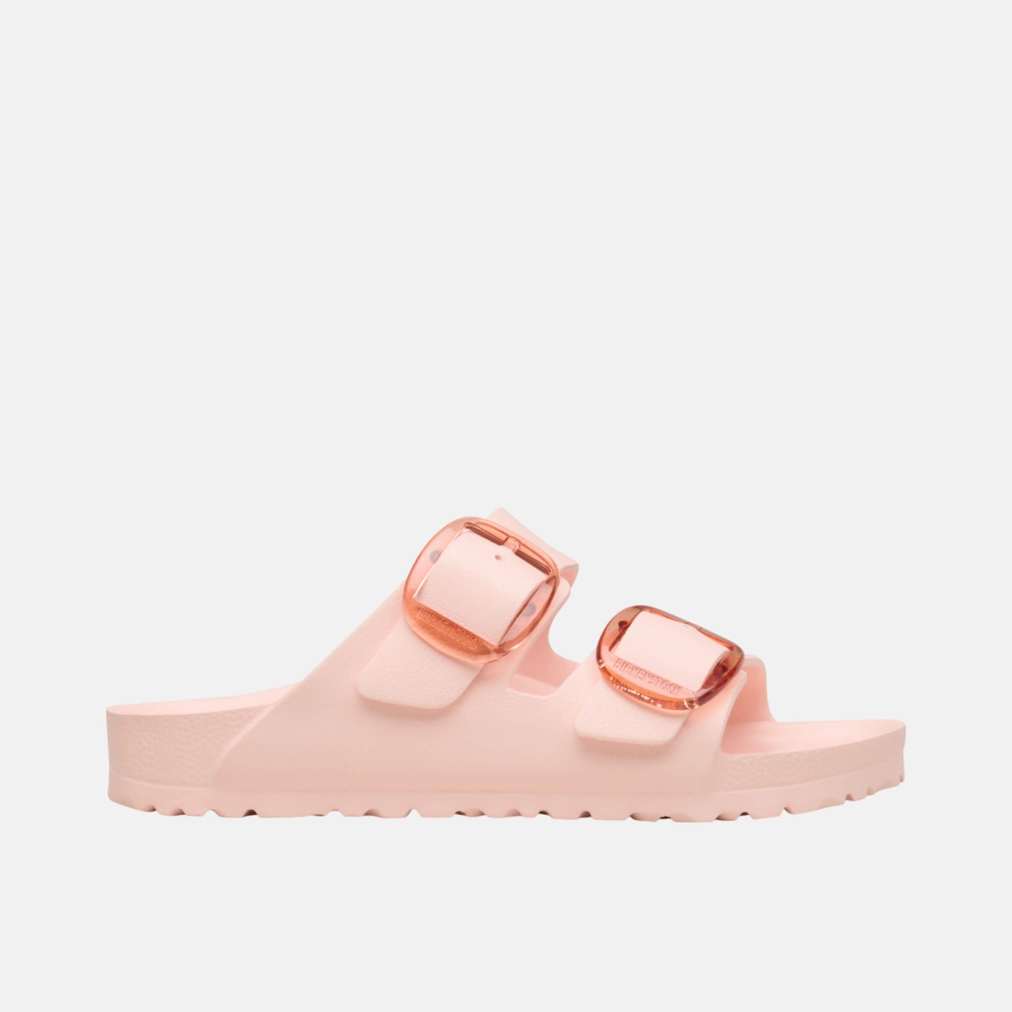 Różowe klapki Birkenstock Arizona Big Buckle EVA w rozmiarze wąskim
