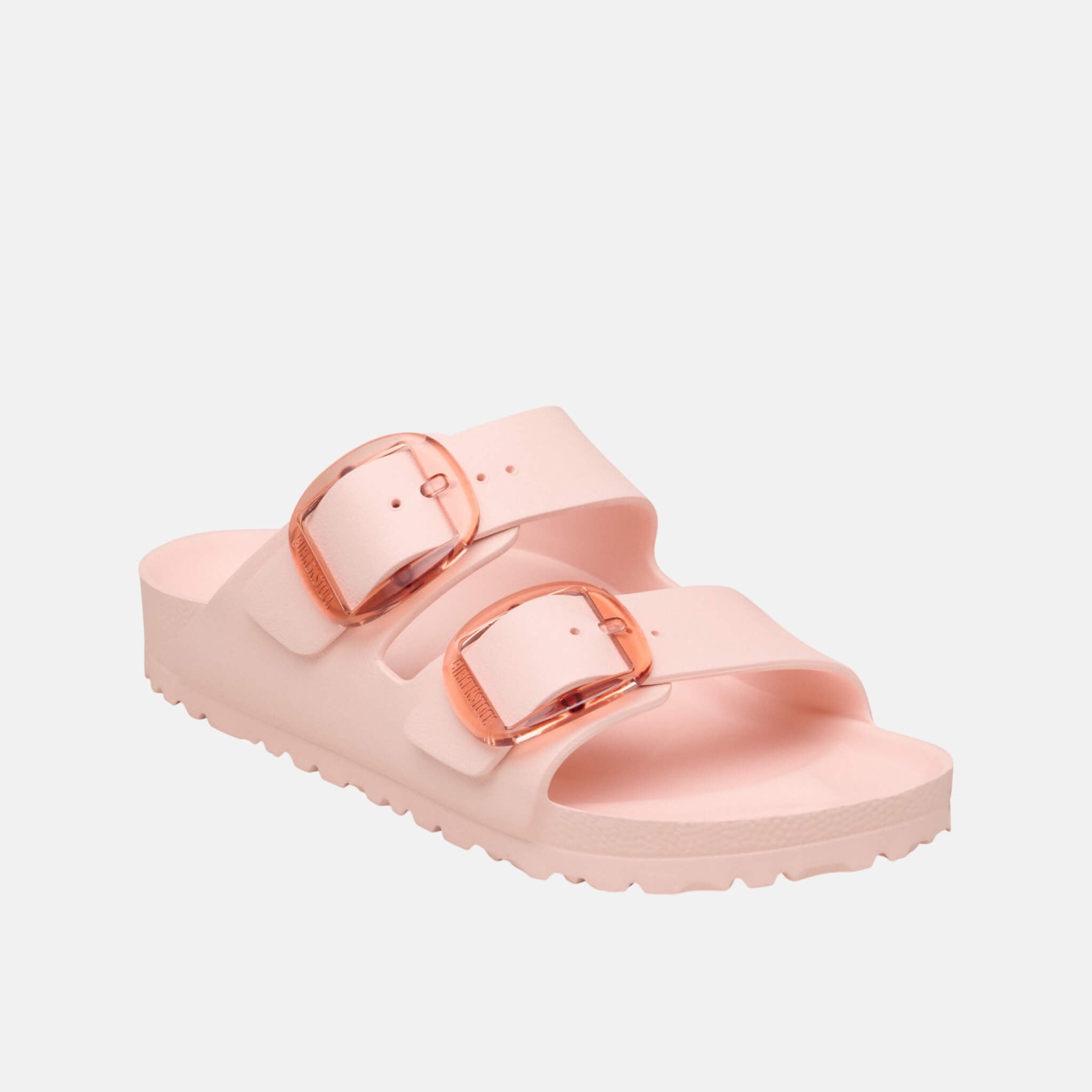 Różowe klapki Birkenstock Arizona Big Buckle EVA w rozmiarze wąskim