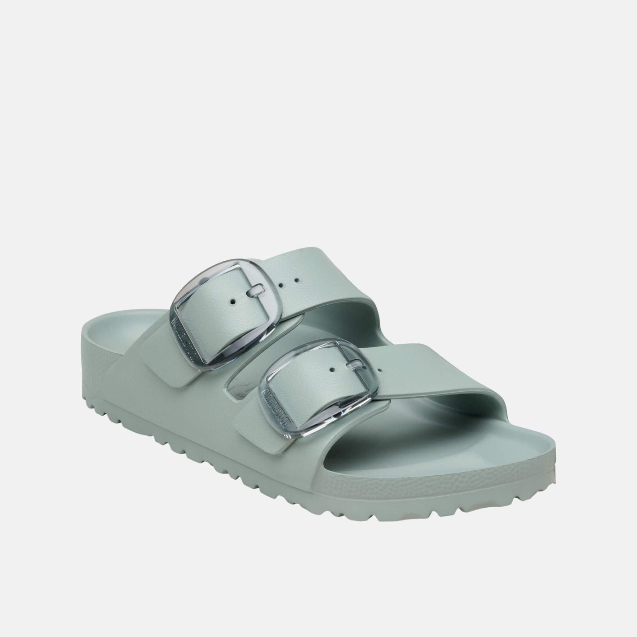 Niebieskie klapki Birkenstock Arizona Big Buckle EVA w rozmiarze wąskim