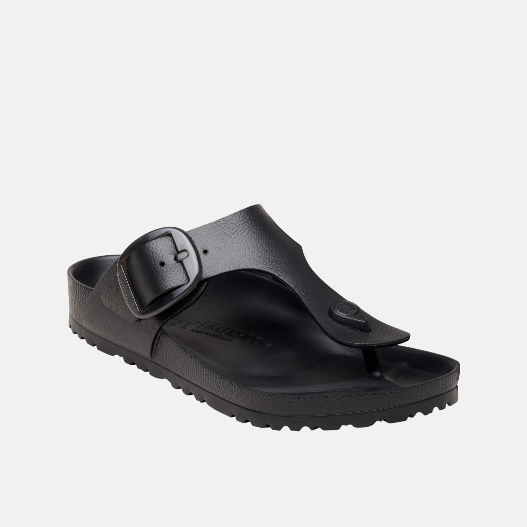 Czarne japonki Birkenstock Gizeh Big Buckle EVA w rozmiarze regular