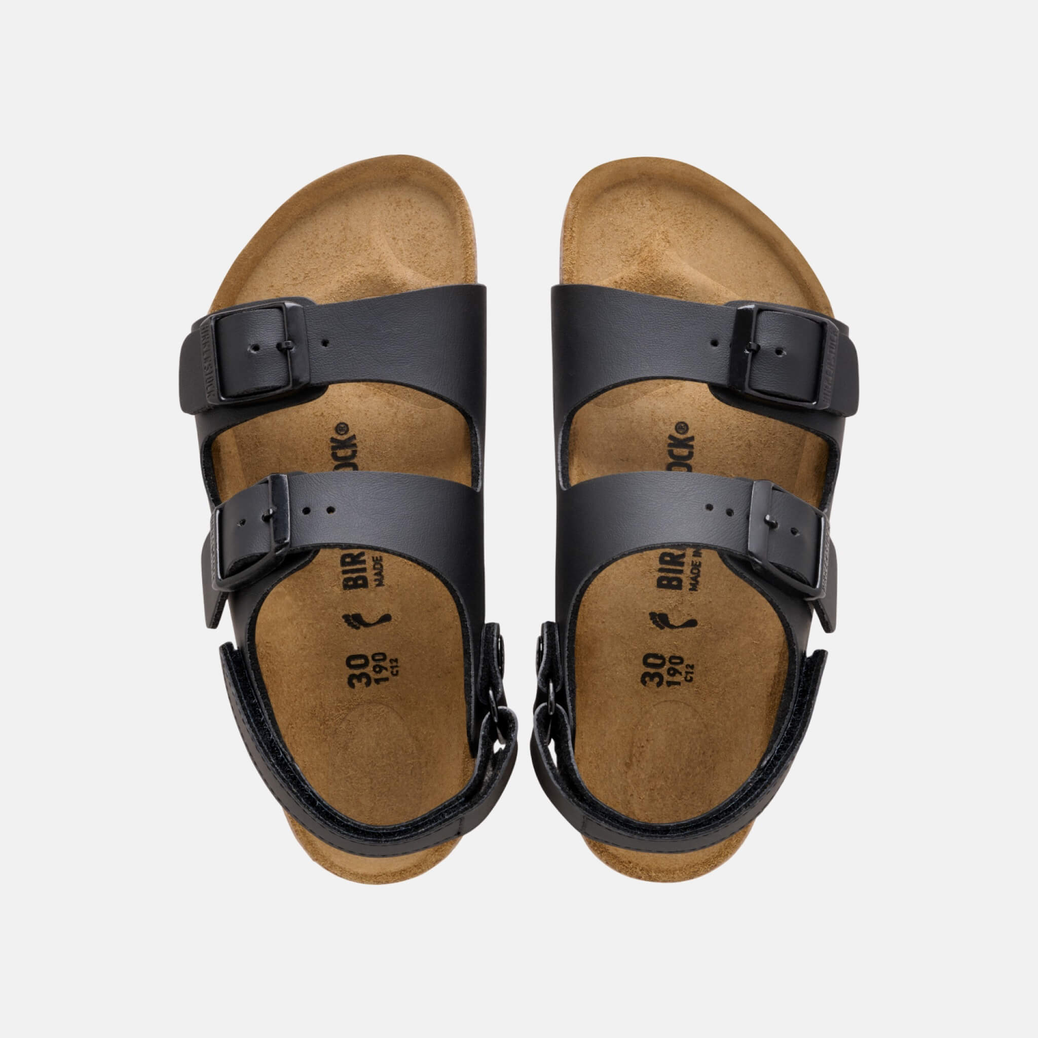 Milano AS Kids Birko-Flor Black Sandals