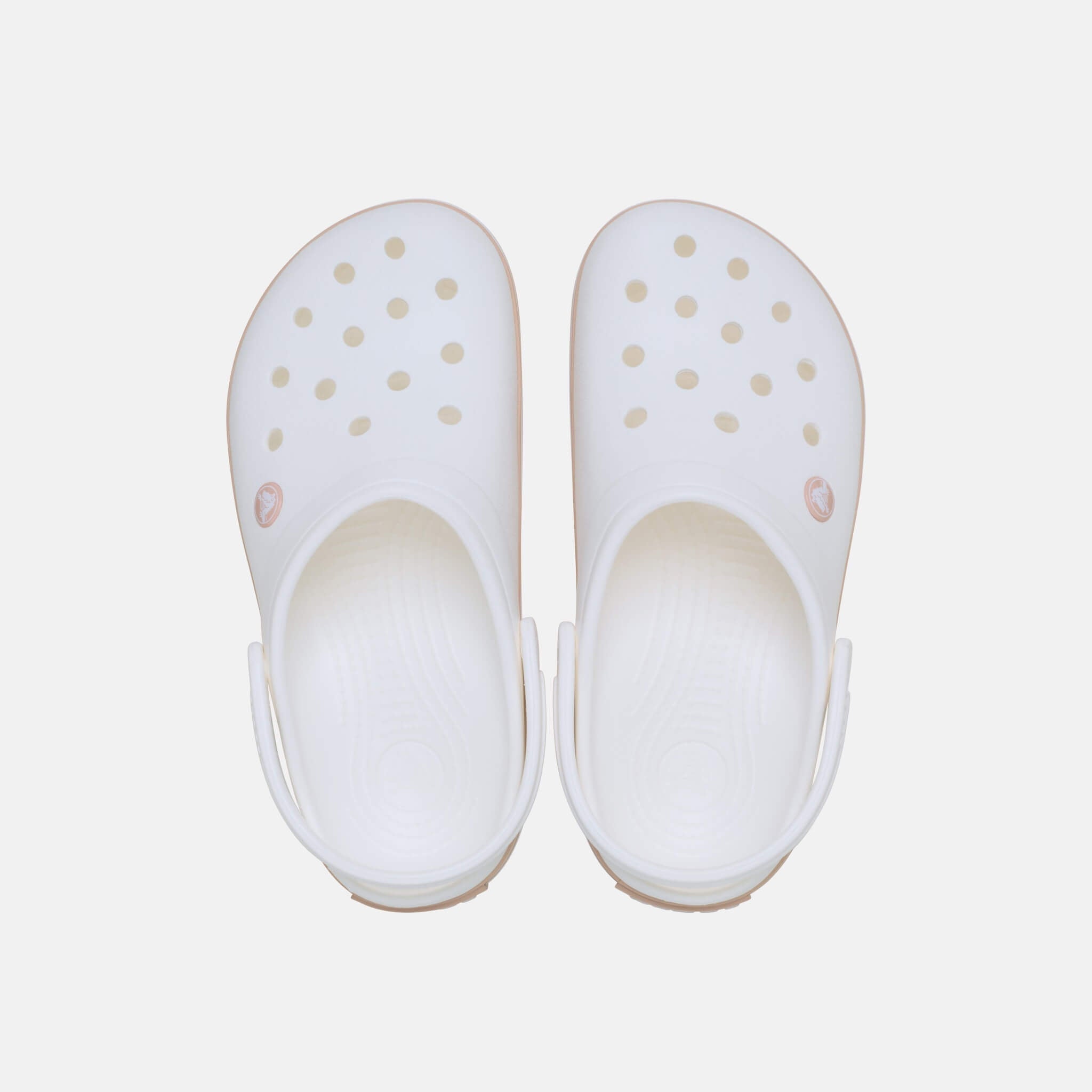 Crocband White/Pink Caramel