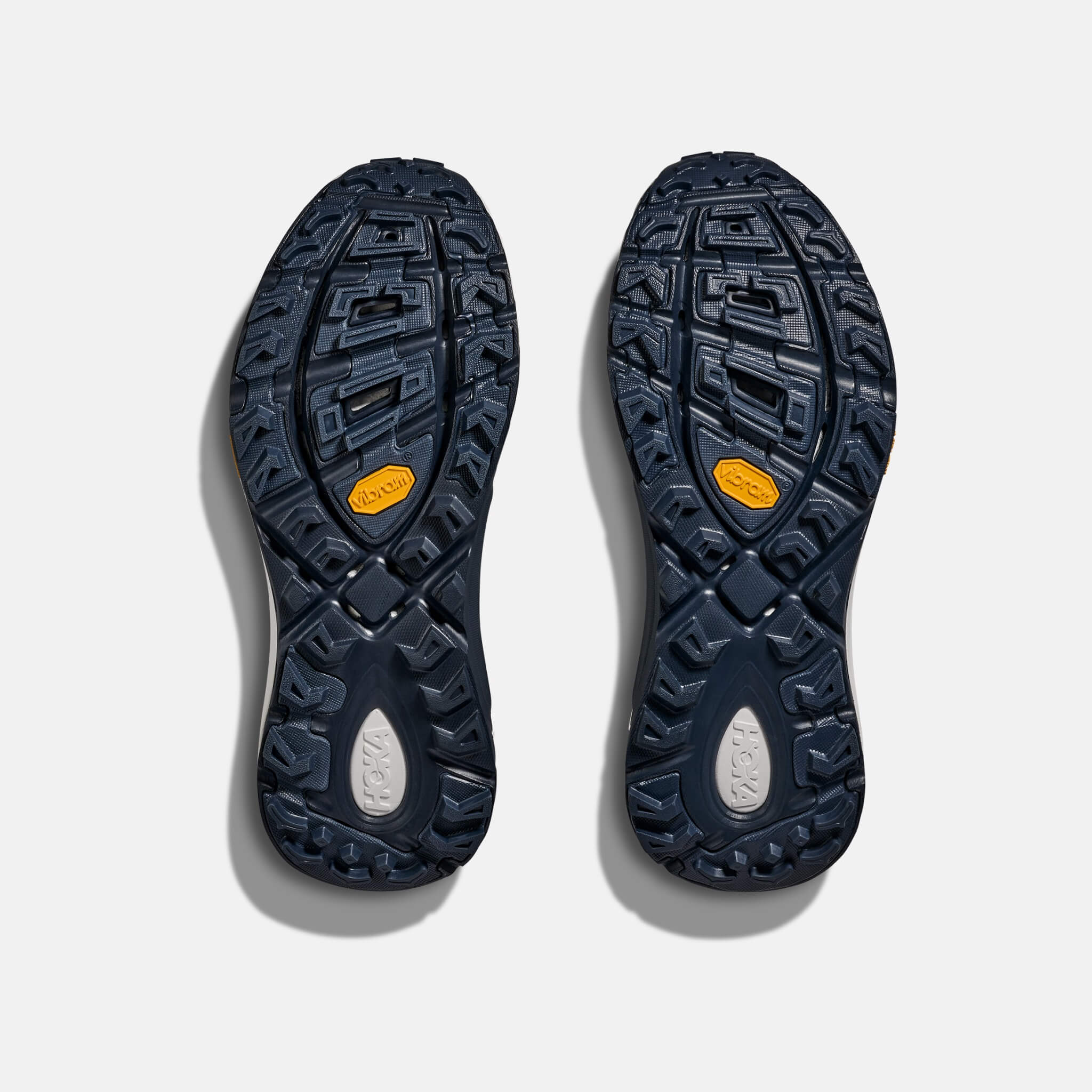 Unisex biało-srebrne sneakersy Hoka Mafate Speed 2