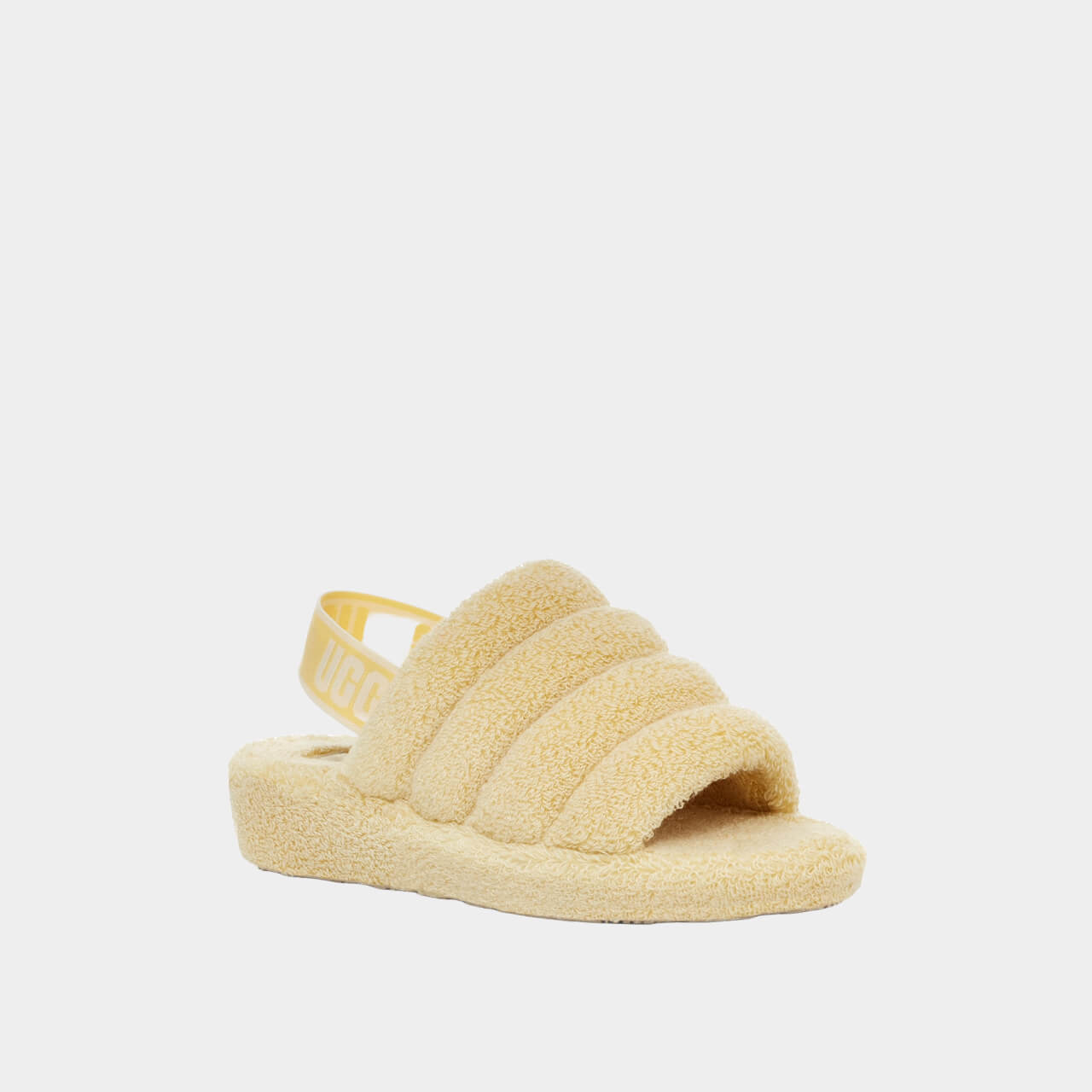 UGG Fluff Yeah Terry Banana Pudding Shoes