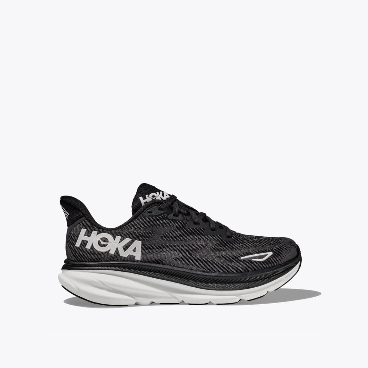 Męskie czarne buty do biegania Hoka Clifton 9