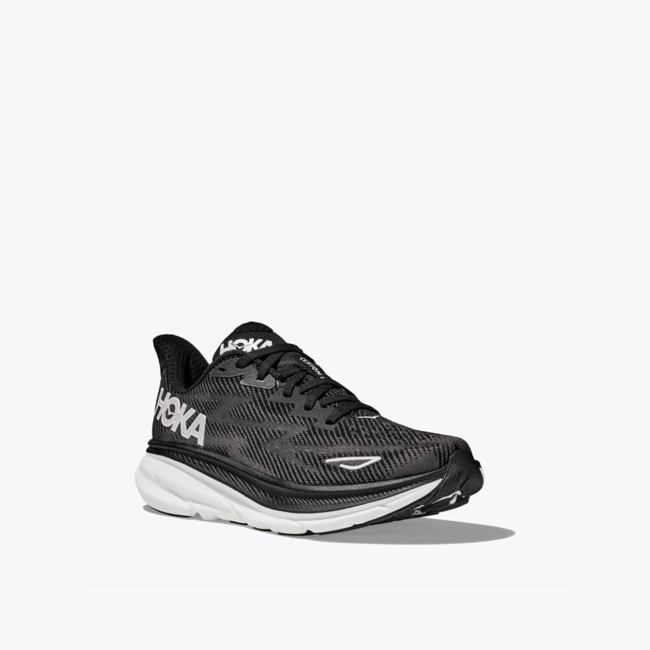 Męskie czarne buty do biegania Hoka Clifton 9