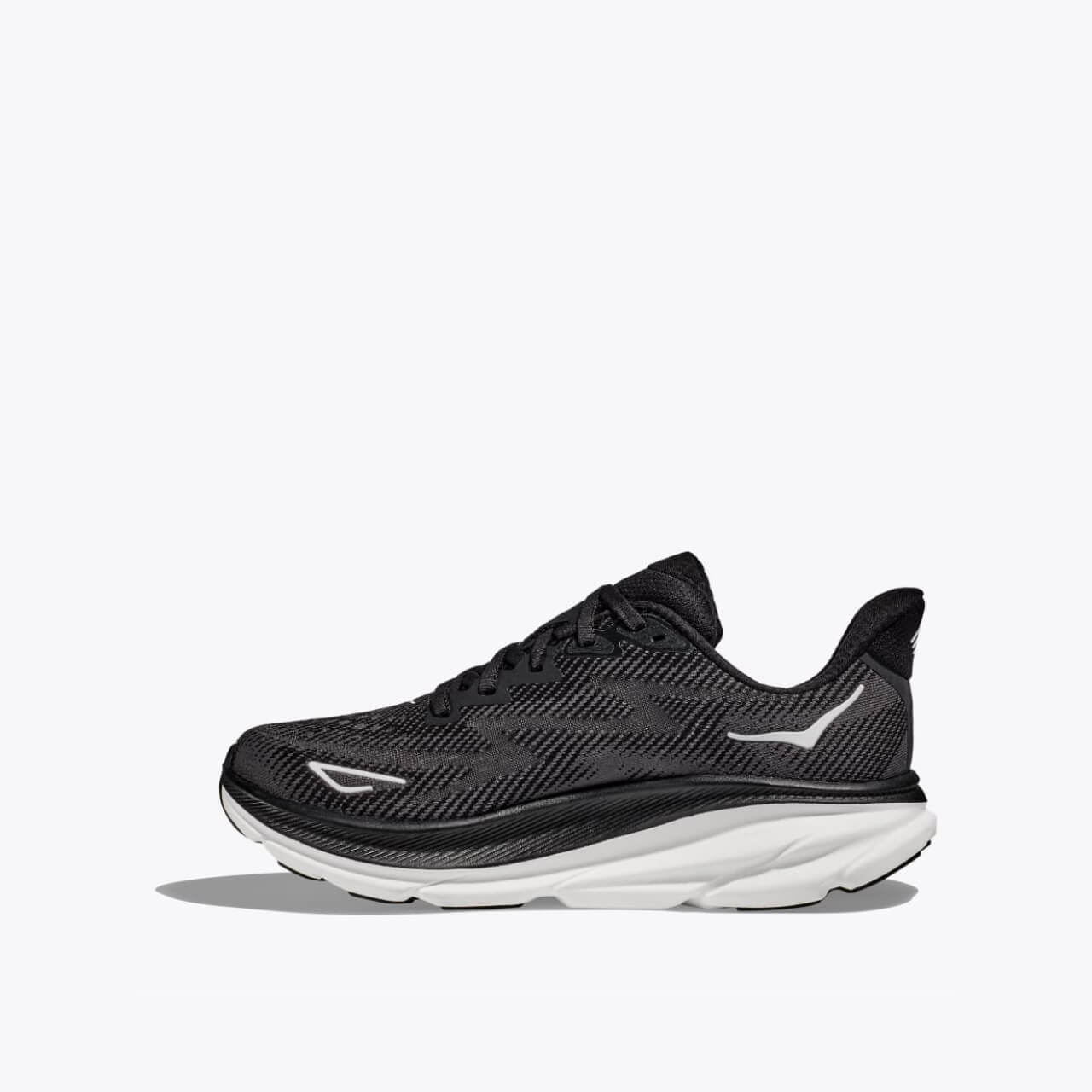 Męskie czarne buty do biegania Hoka Clifton 9