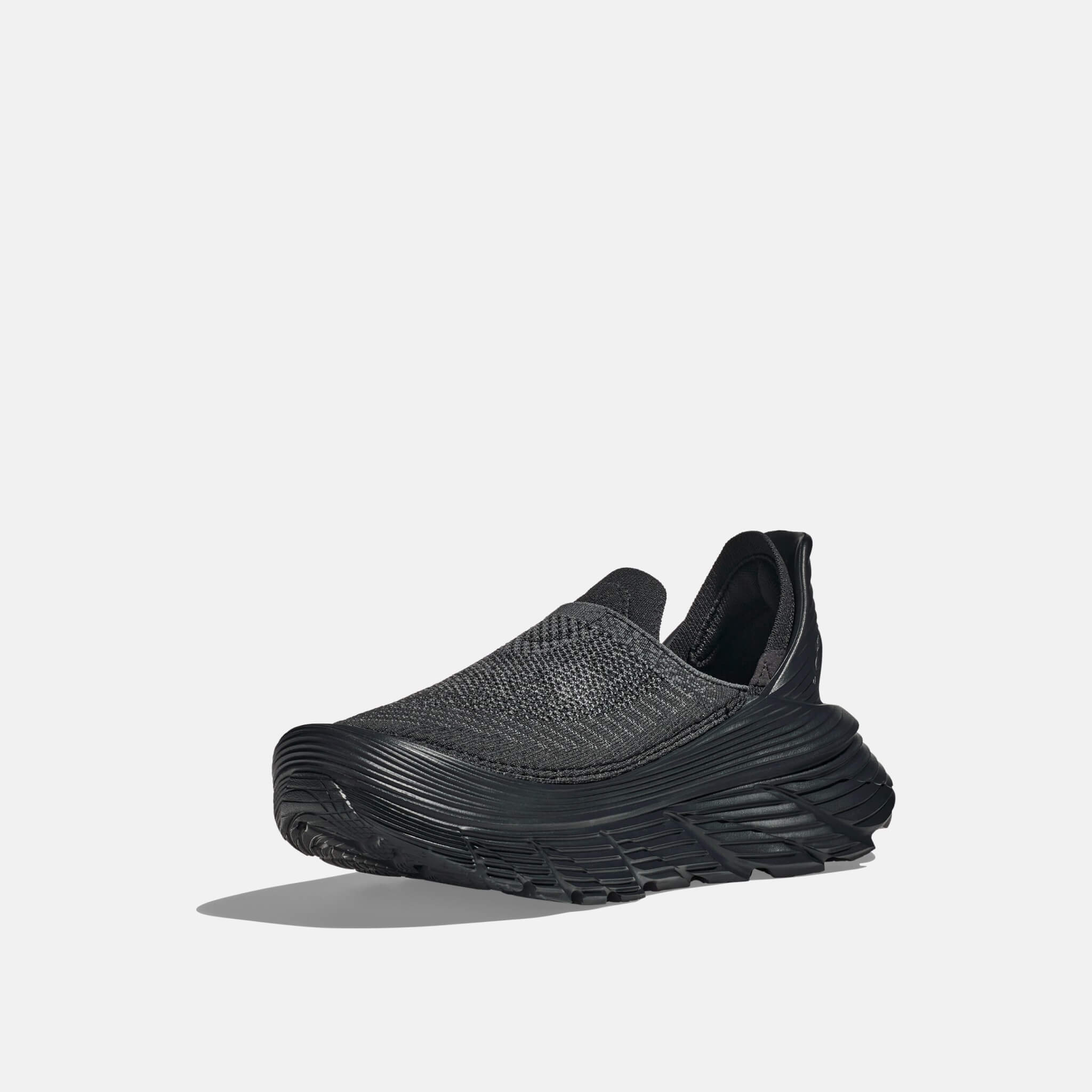 Unisex czarne slip-on Hoka Restore TC