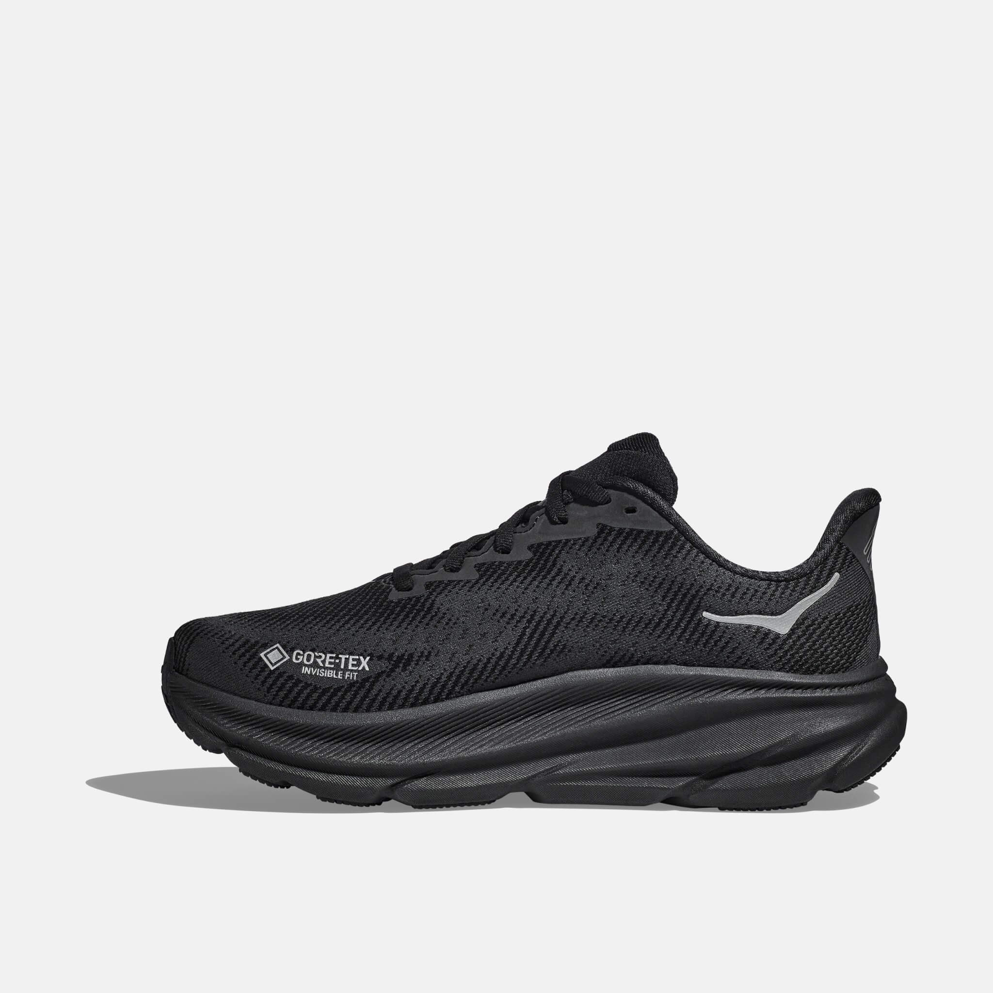 Damskie czarne buty do biegania Hoka Clifton 9 GTX 2