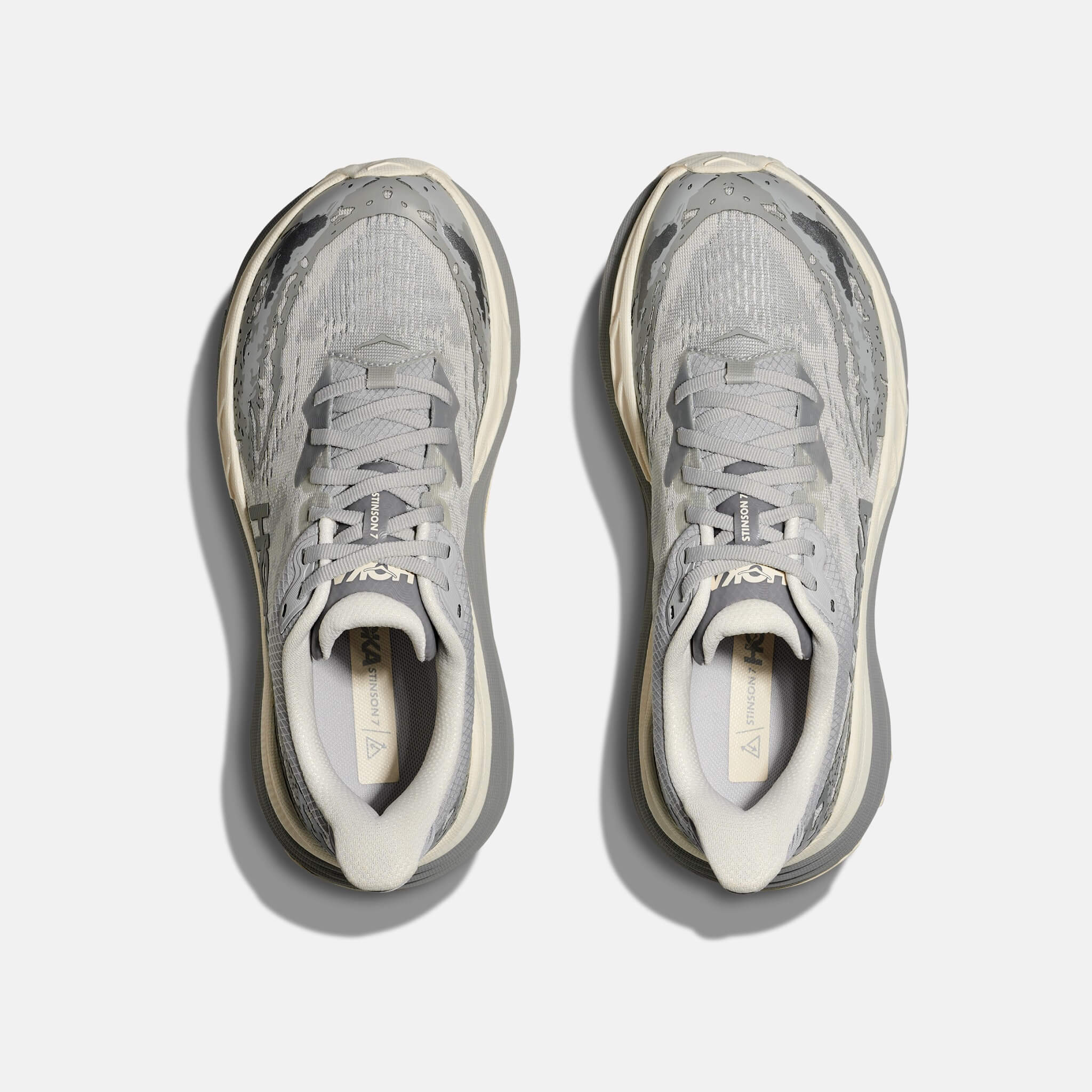 Męskie szare sneakersy Hoka Stinson 7