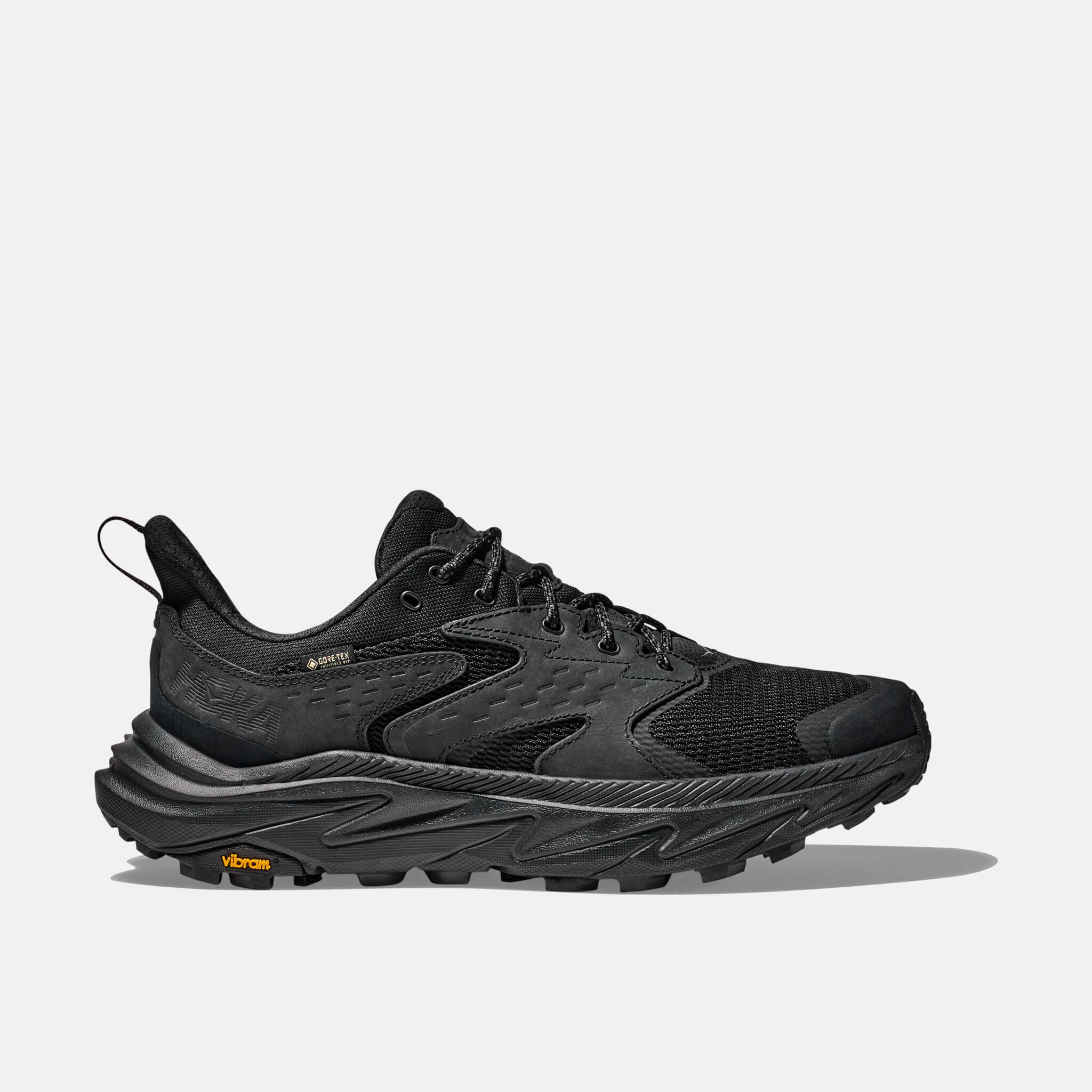 Męskie czarne buty outdoorowe Hoka Anacapa 2 Low GTX
