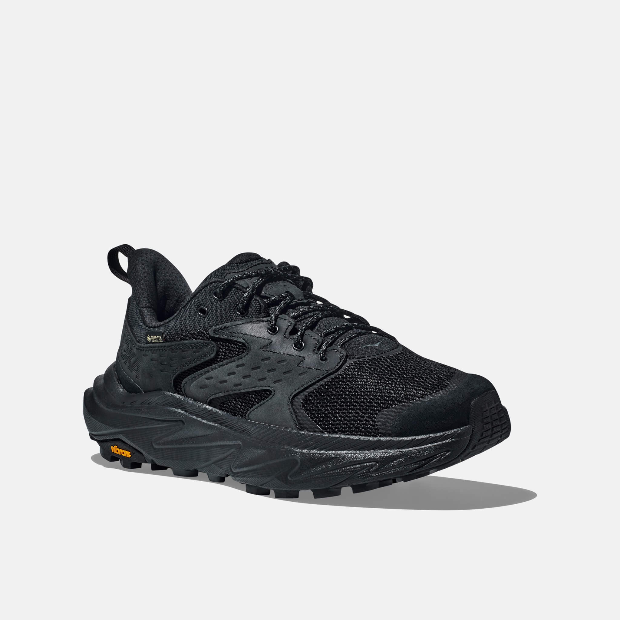 Męskie czarne buty outdoorowe Hoka Anacapa 2 Low GTX