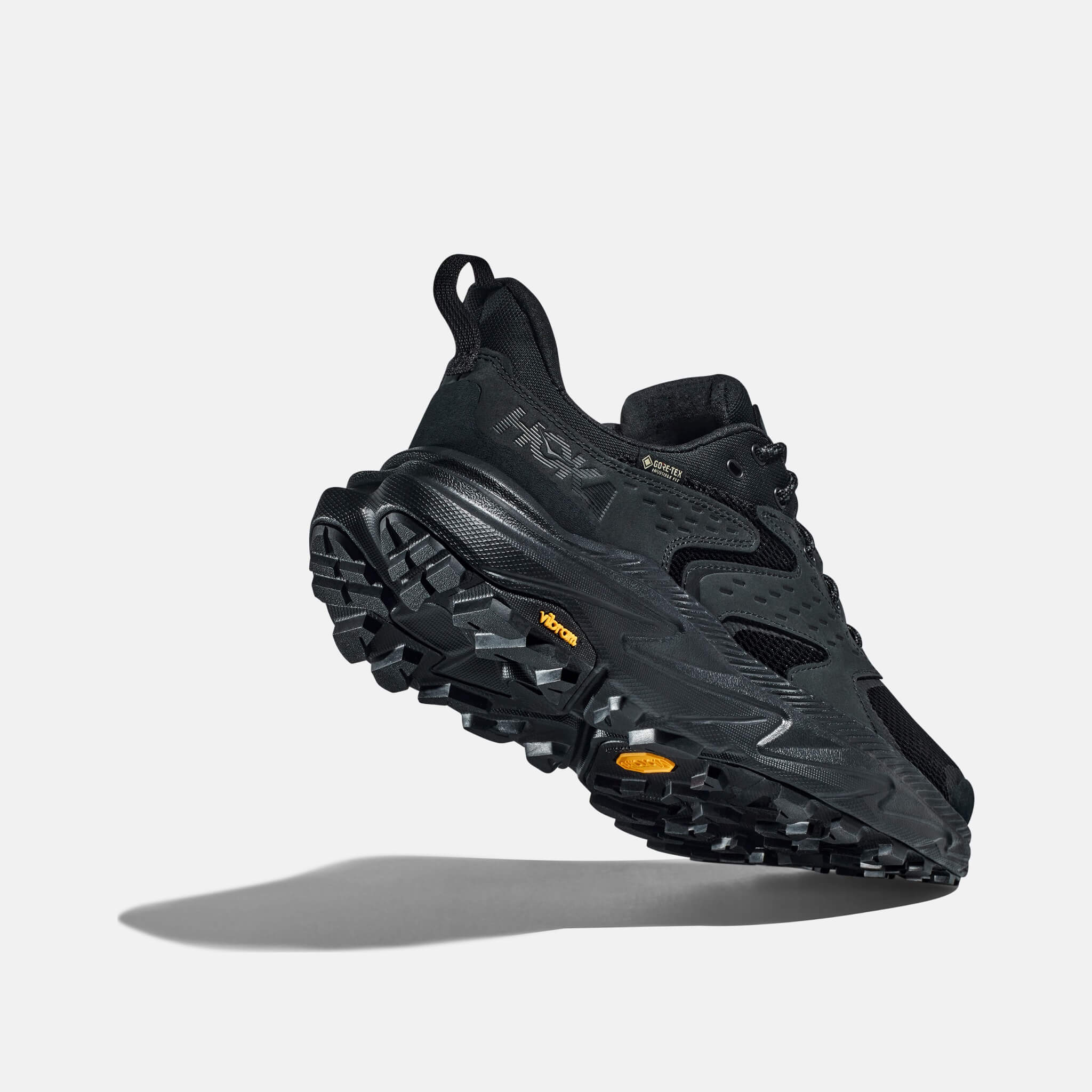 Męskie czarne buty outdoorowe Hoka Anacapa 2 Low GTX