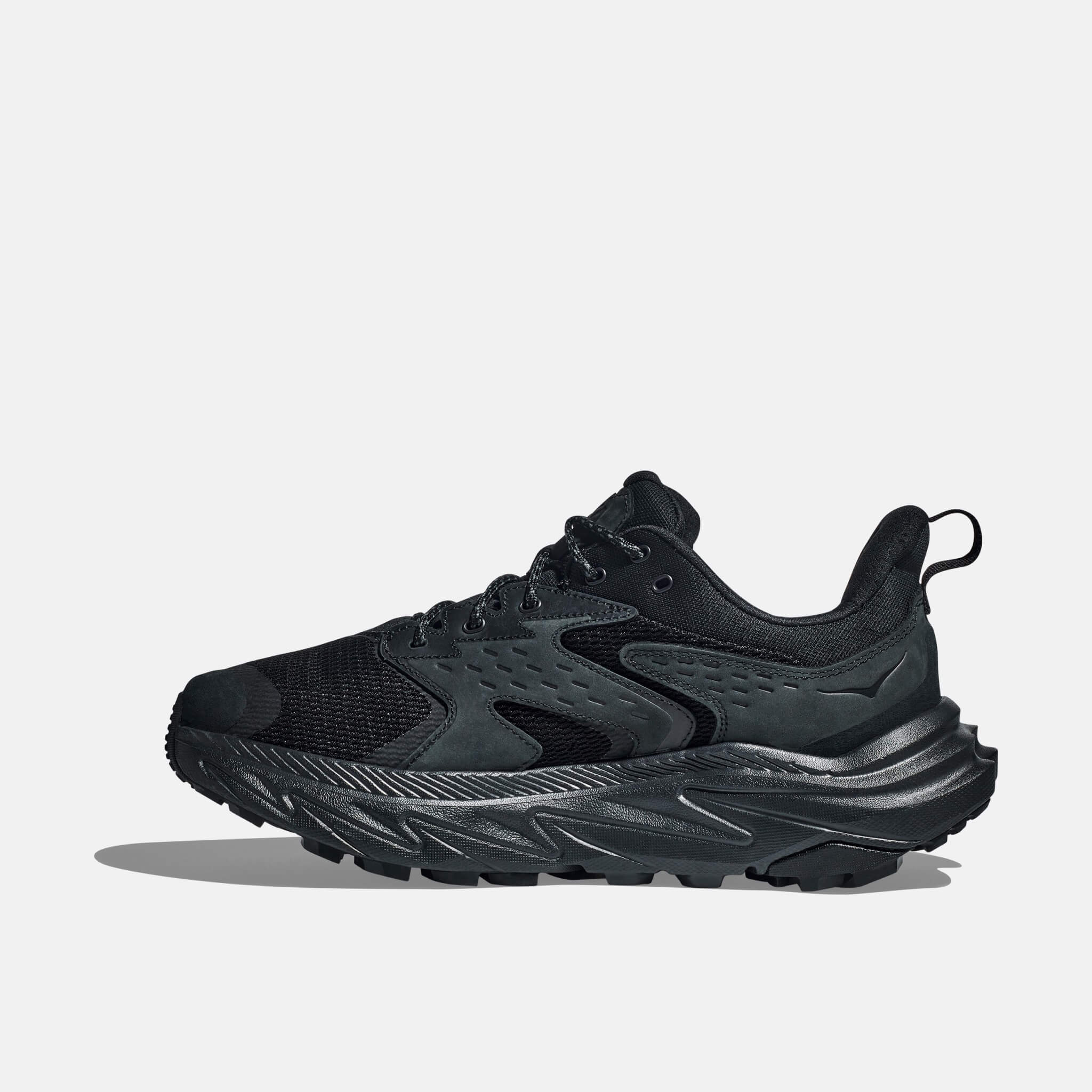 Męskie czarne buty outdoorowe Hoka Anacapa 2 Low GTX