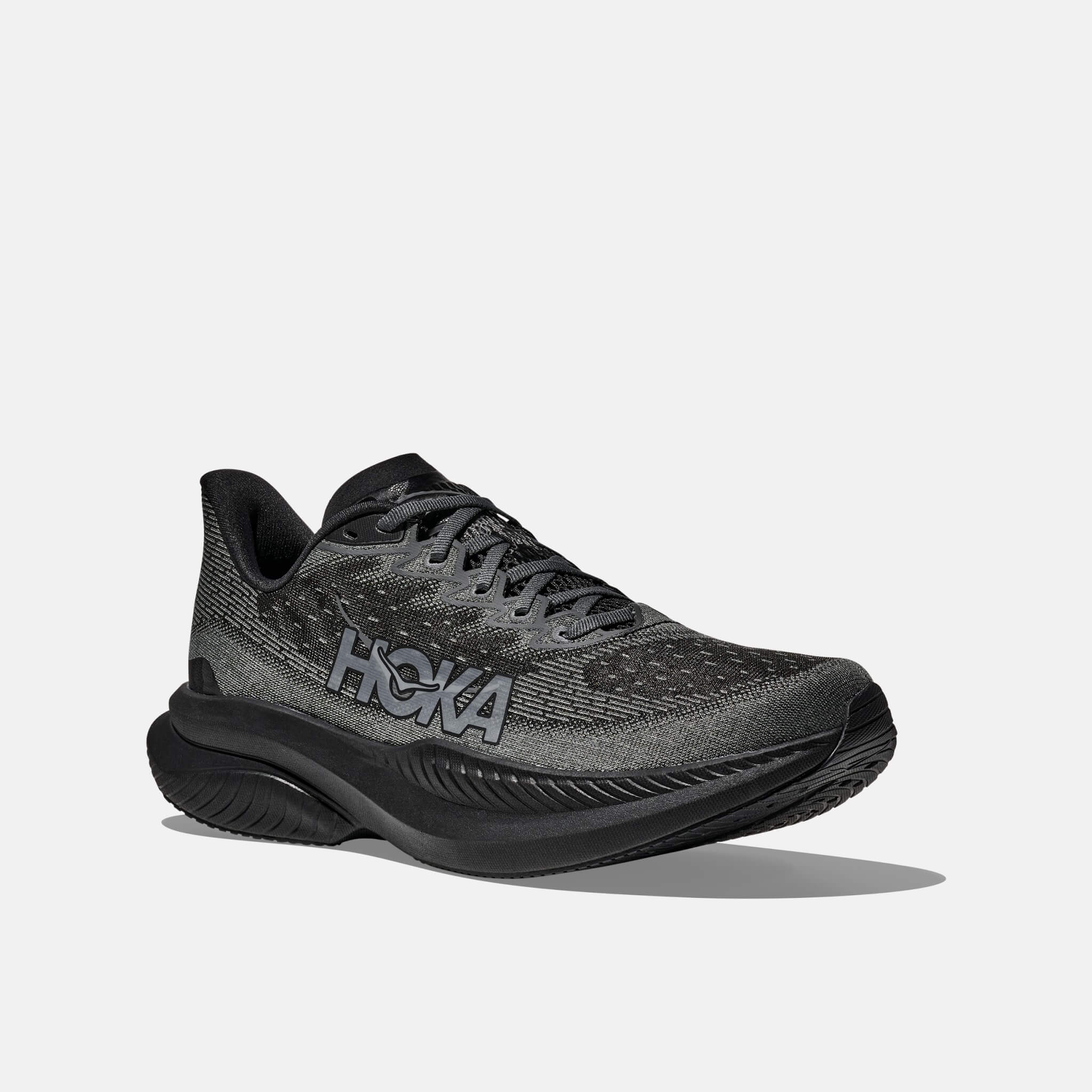 Męskie czarne buty do biegania Hoka Mach 6