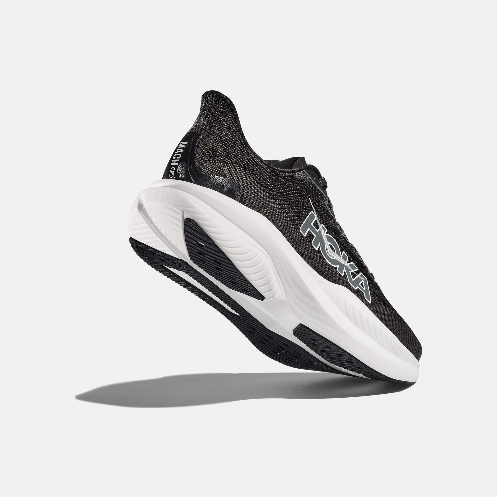 Męskie czarne buty do biegania Hoka Mach 6