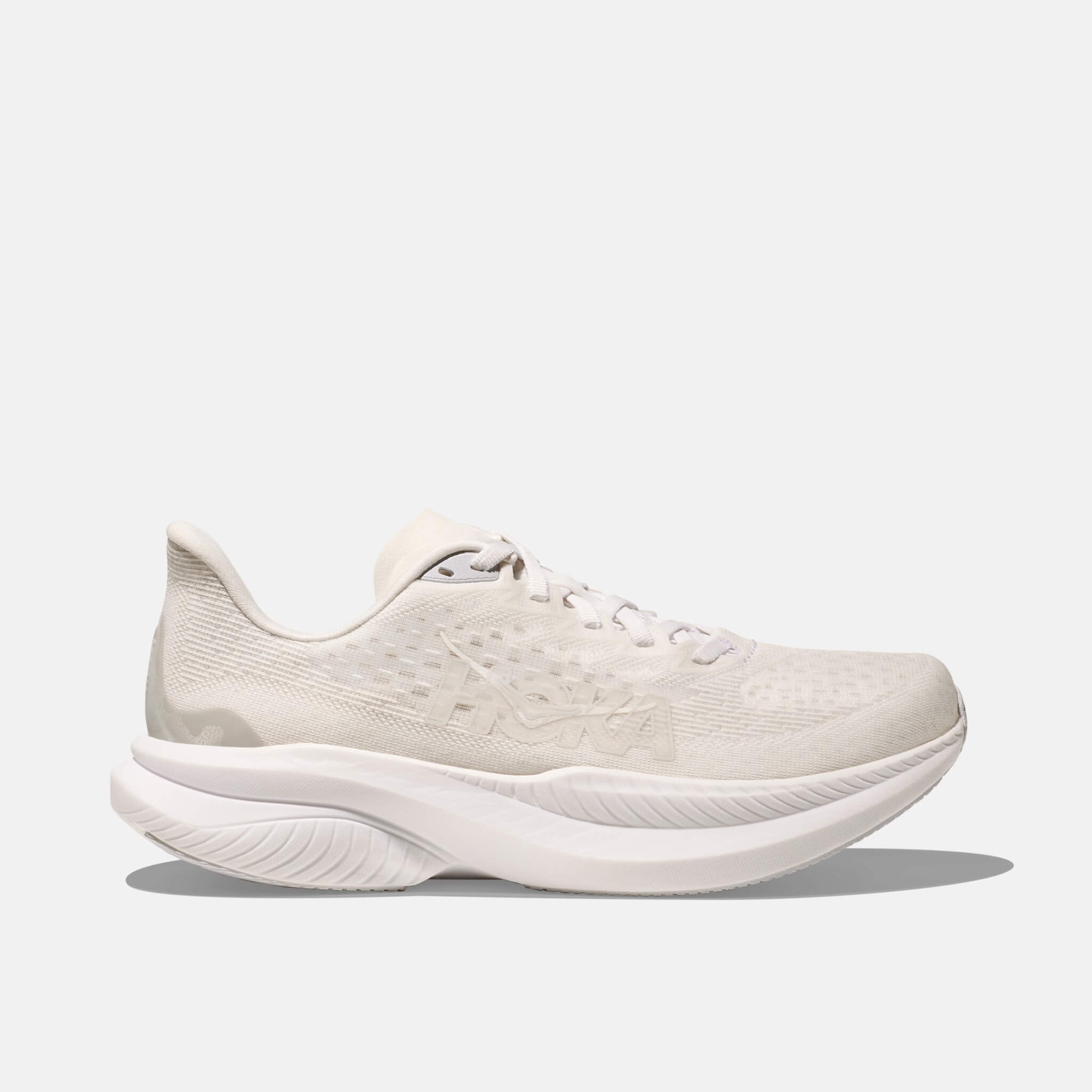 Damskie białe sneakersy Hoka Mach 6