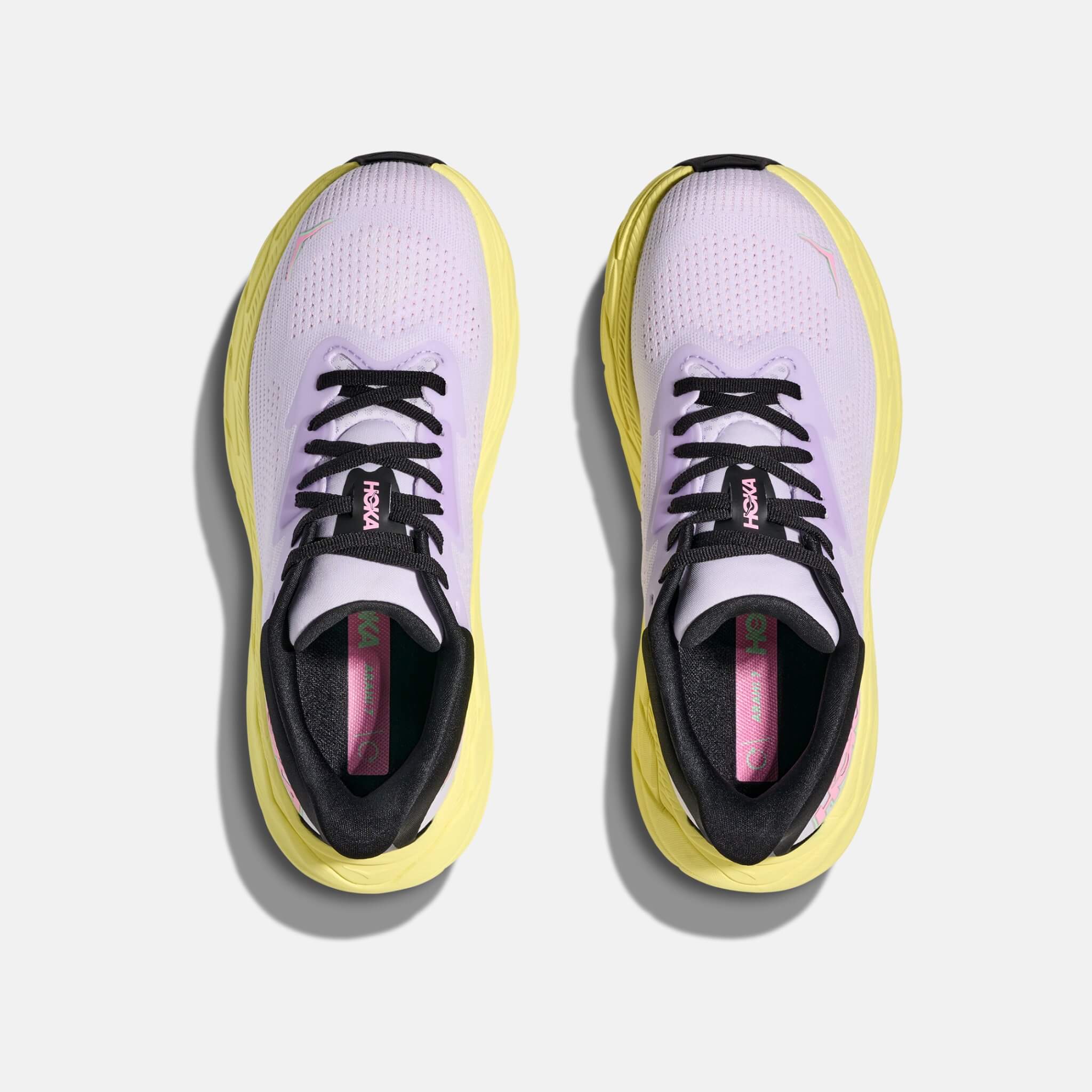 Damskie różowo-żółte sneakersy Hoka Arahi 7