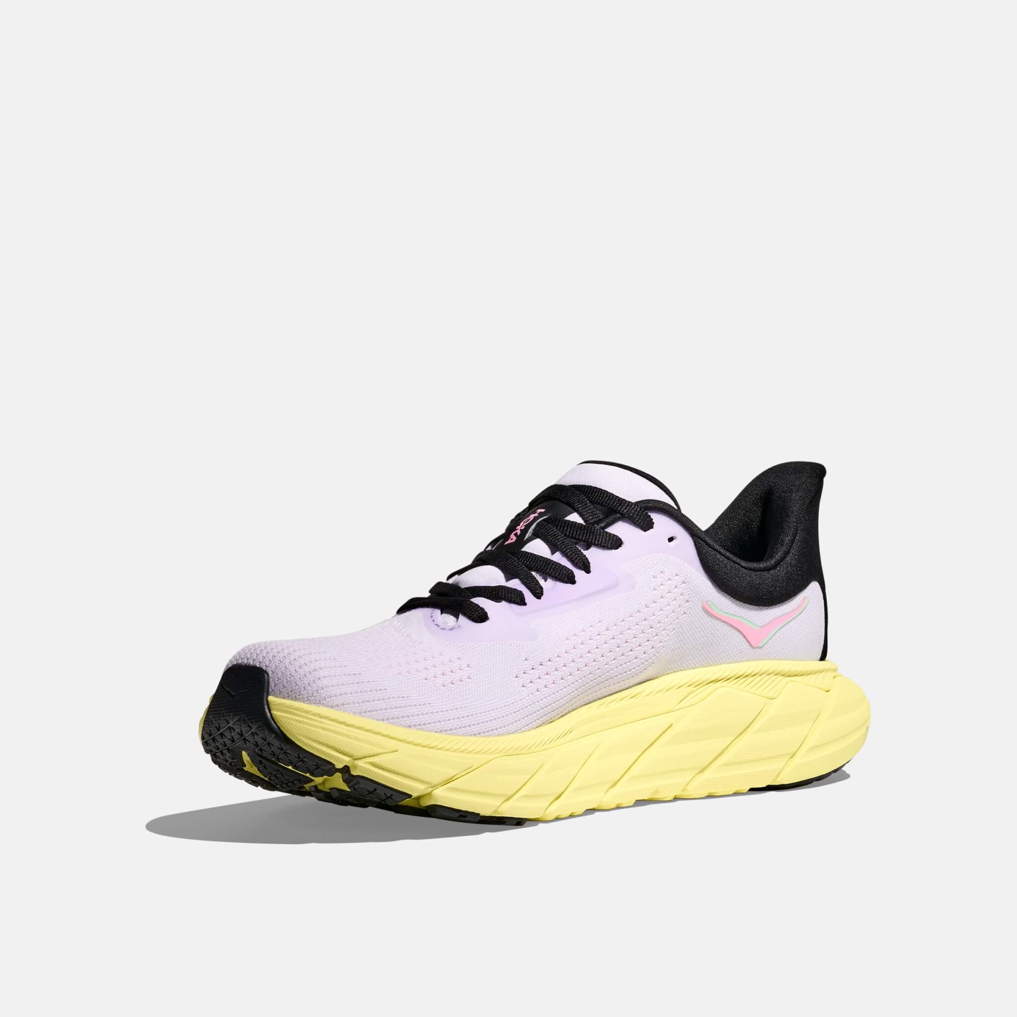 Damskie różowo-żółte sneakersy Hoka Arahi 7