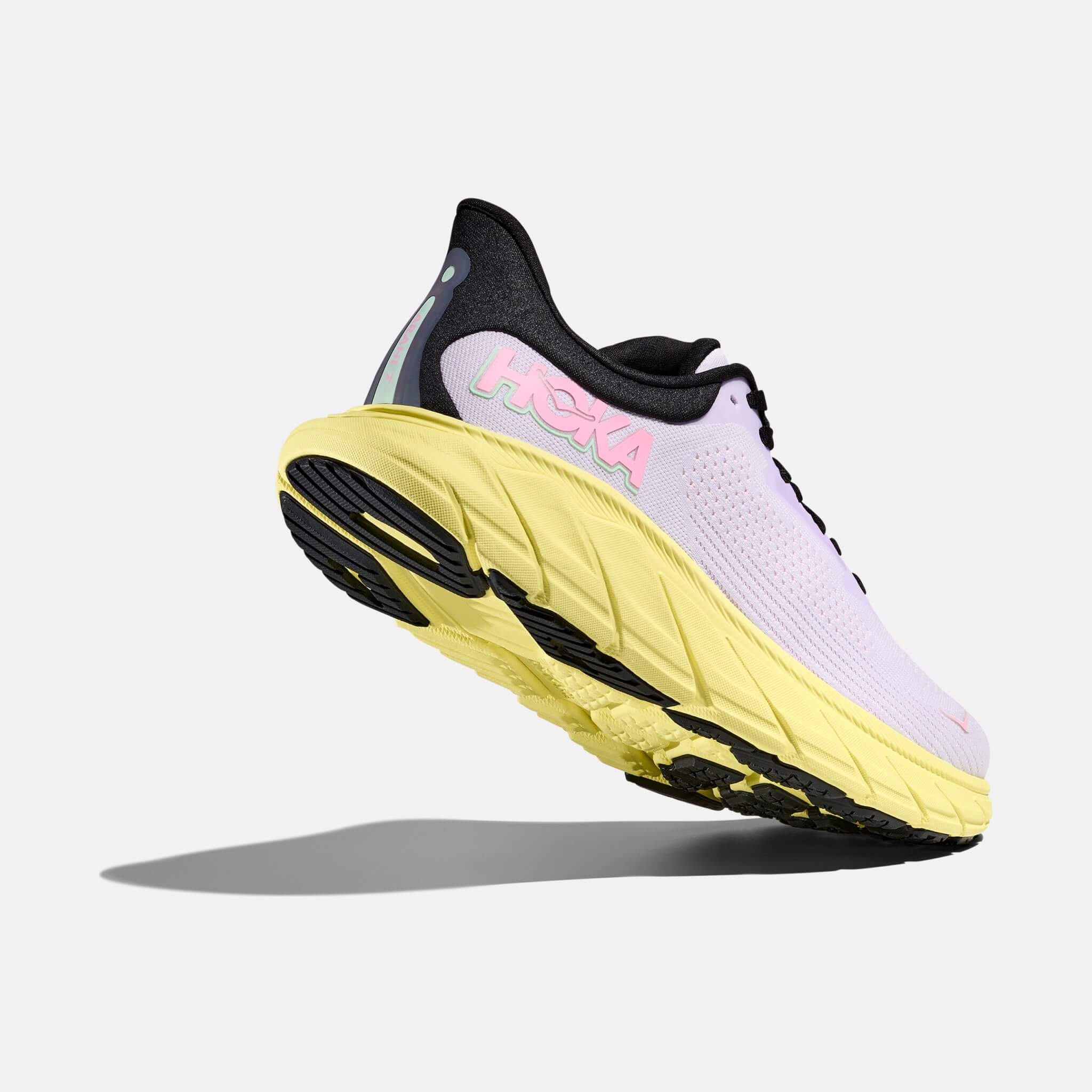 Damskie różowo-żółte sneakersy Hoka Arahi 7