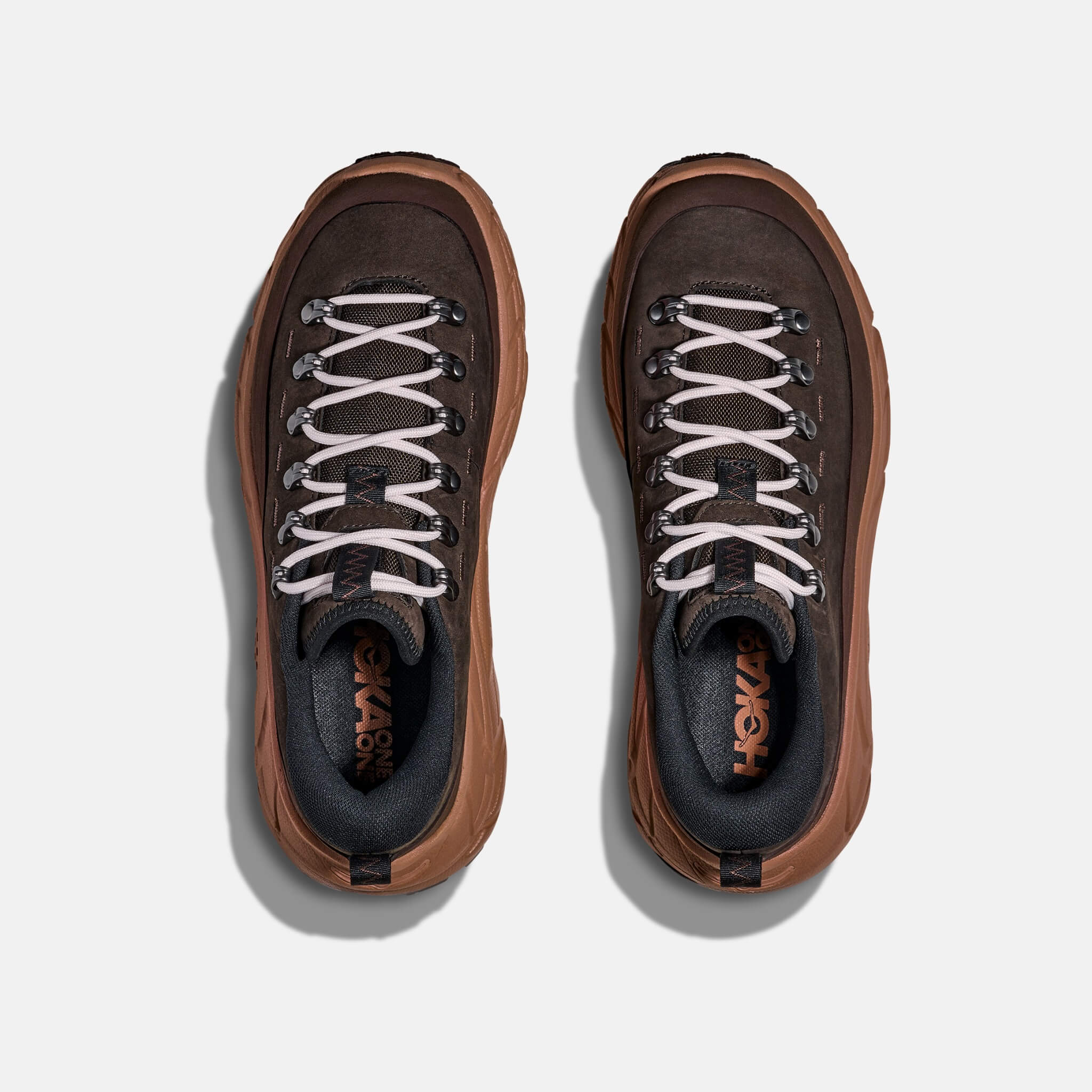 Unisex brązowe buty Hoka Tor Summit