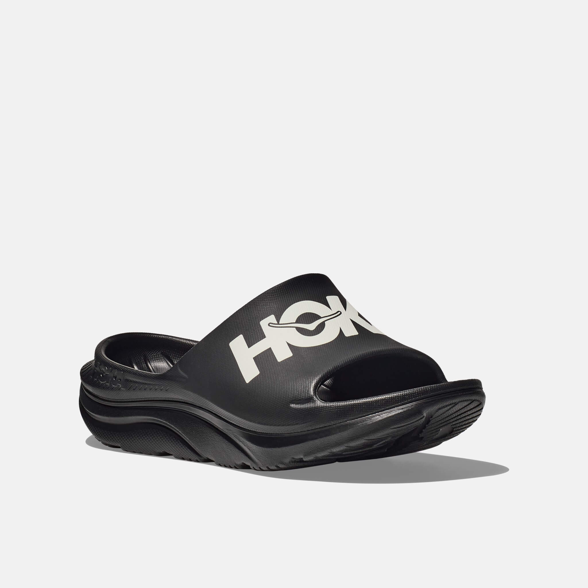 Unisex Black Hoka Ora Athletic Slide Flip-Flops