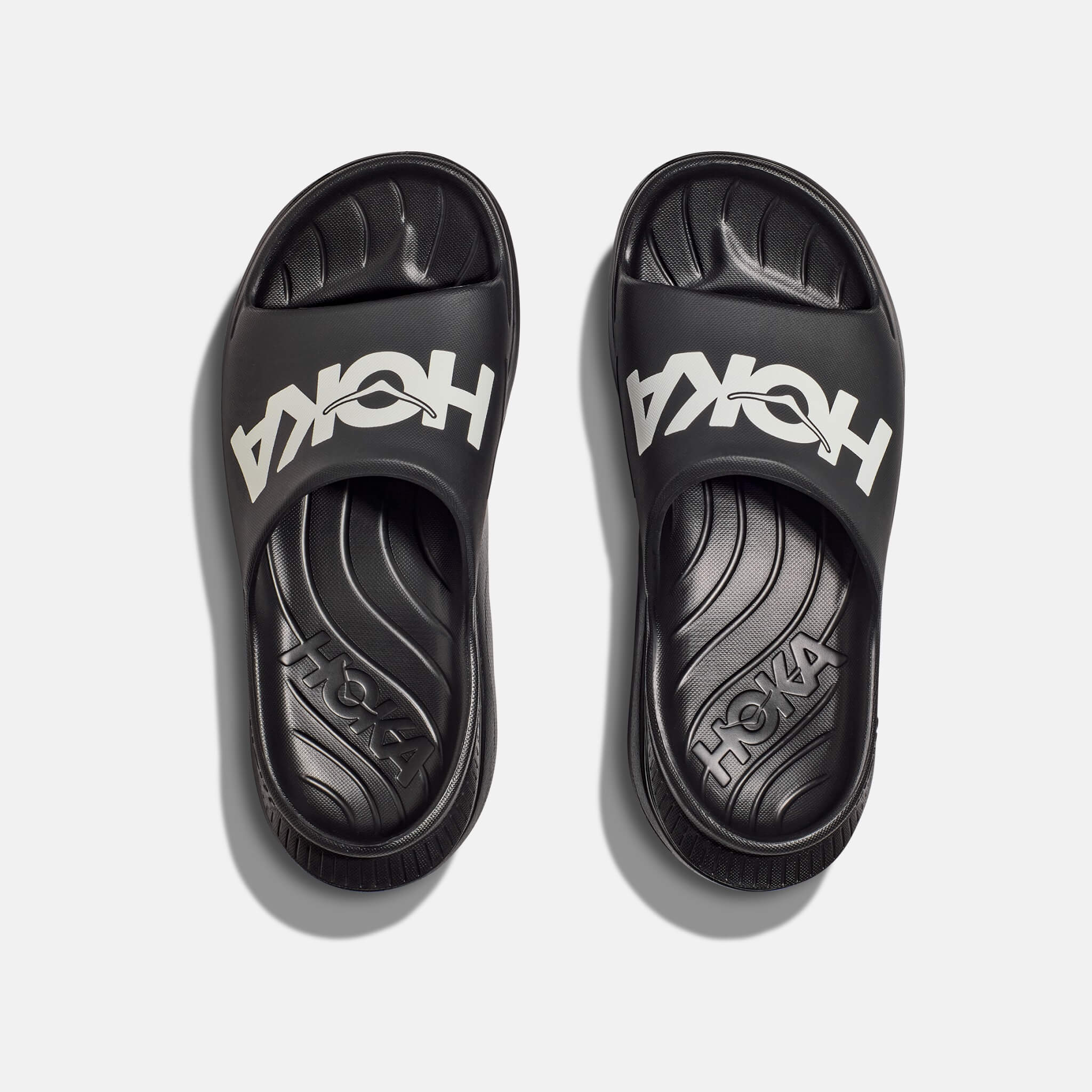 Unisex Black Hoka Ora Athletic Slide Flip-Flops