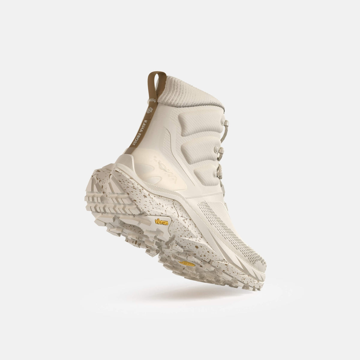 Damskie beżowe buty do kostek Hoka Kaha 2 Frost GTX