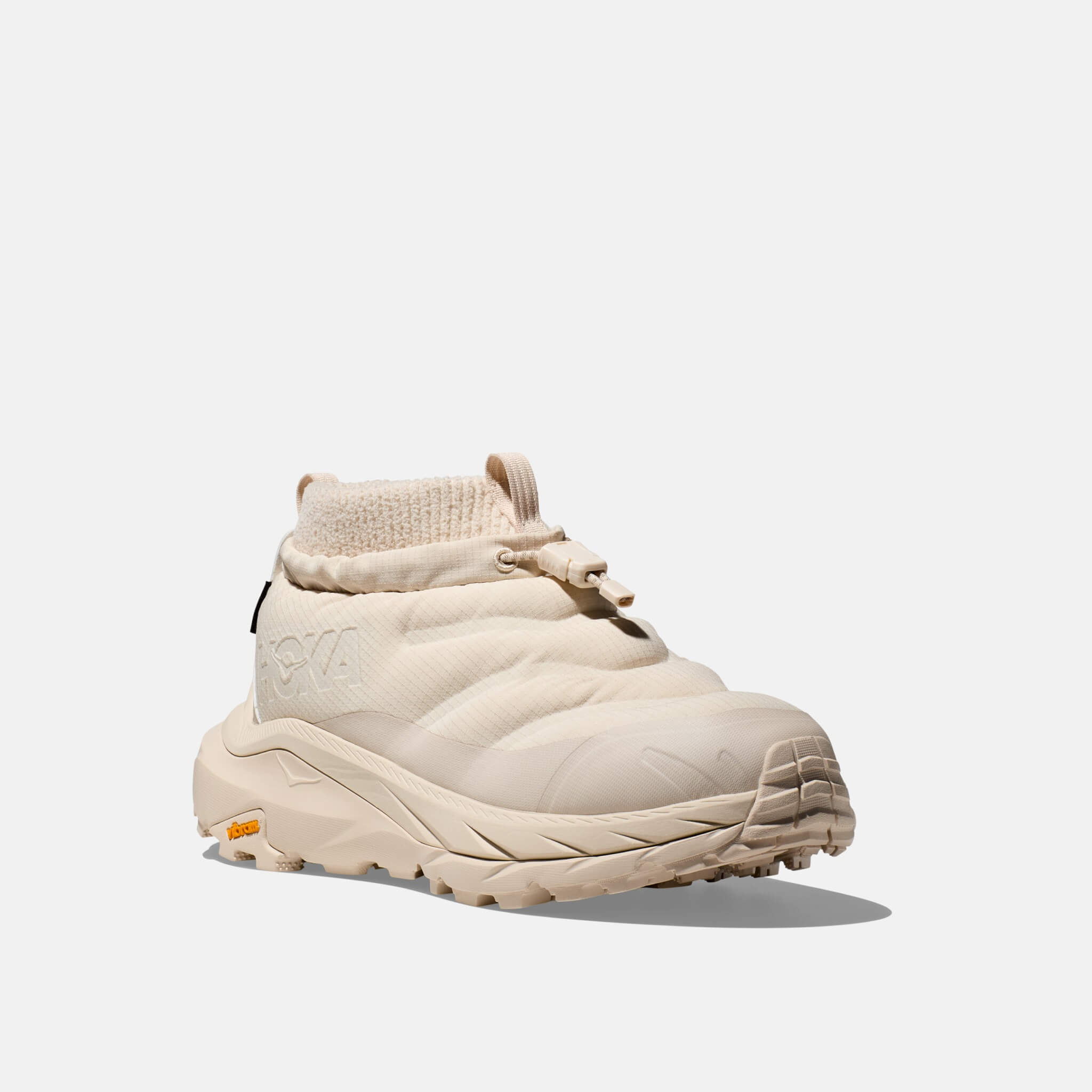 Damskie beżowe slip-on Hoka Kaha 2 Frost Moc GTX
