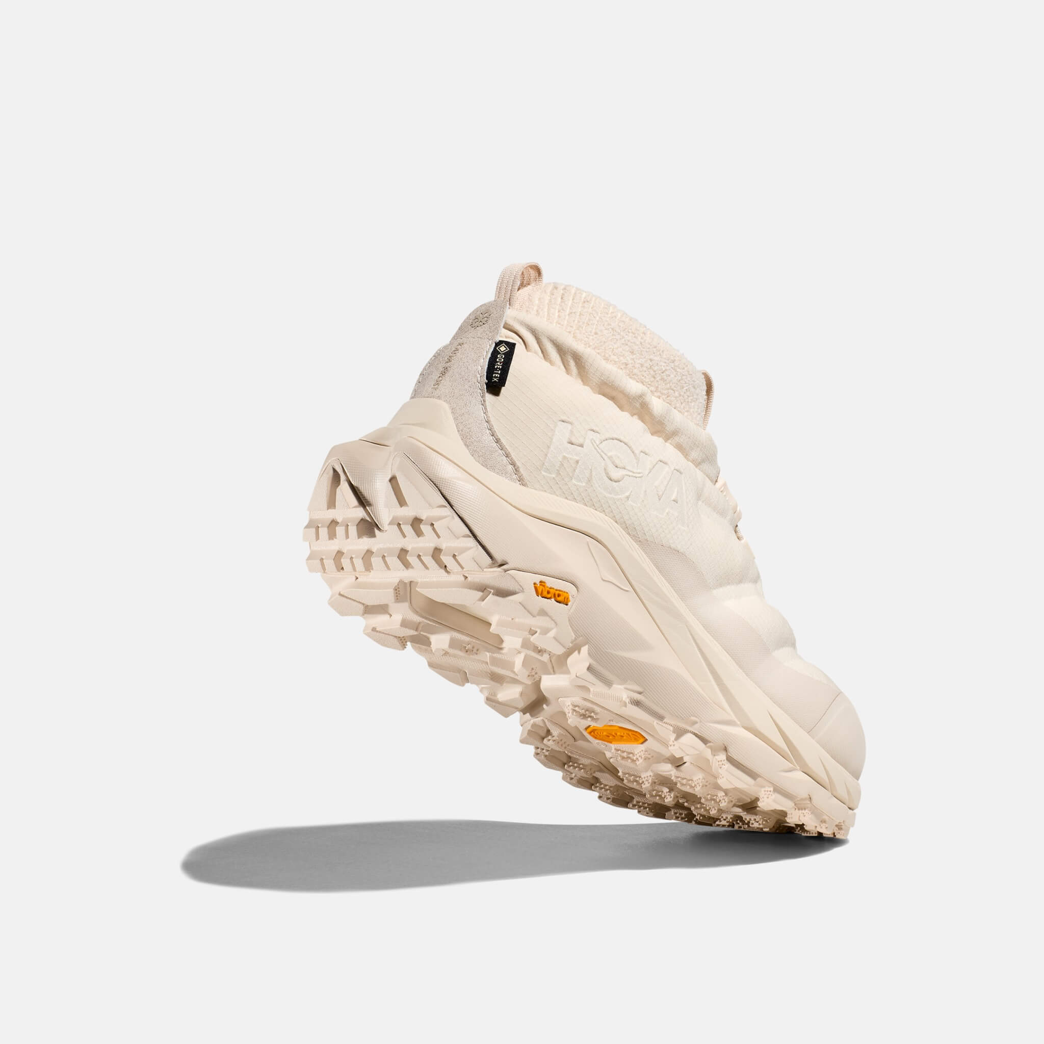 Damskie beżowe slip-on Hoka Kaha 2 Frost Moc GTX