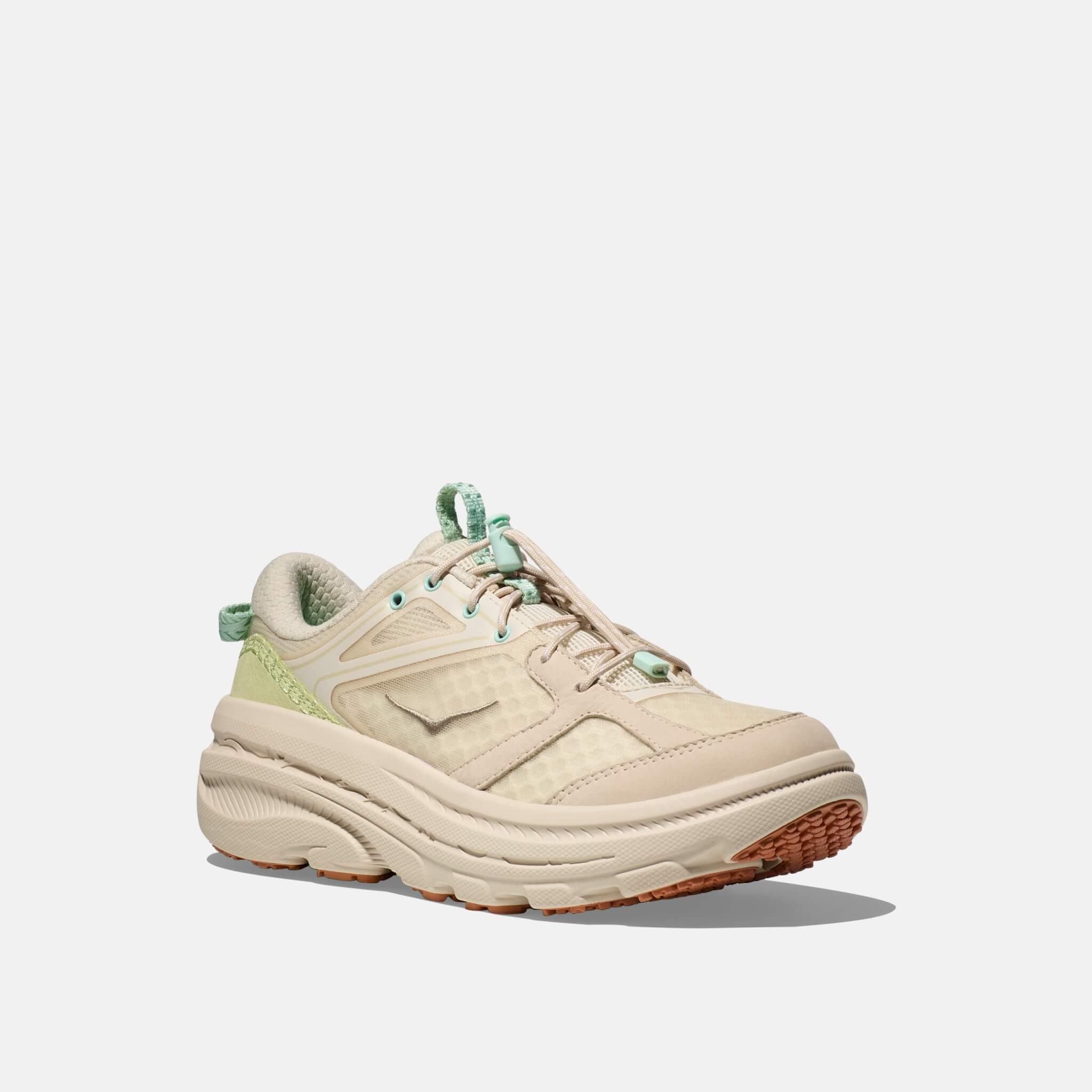 Unisexowe beżowe sneakersy Hoka Bondi B3