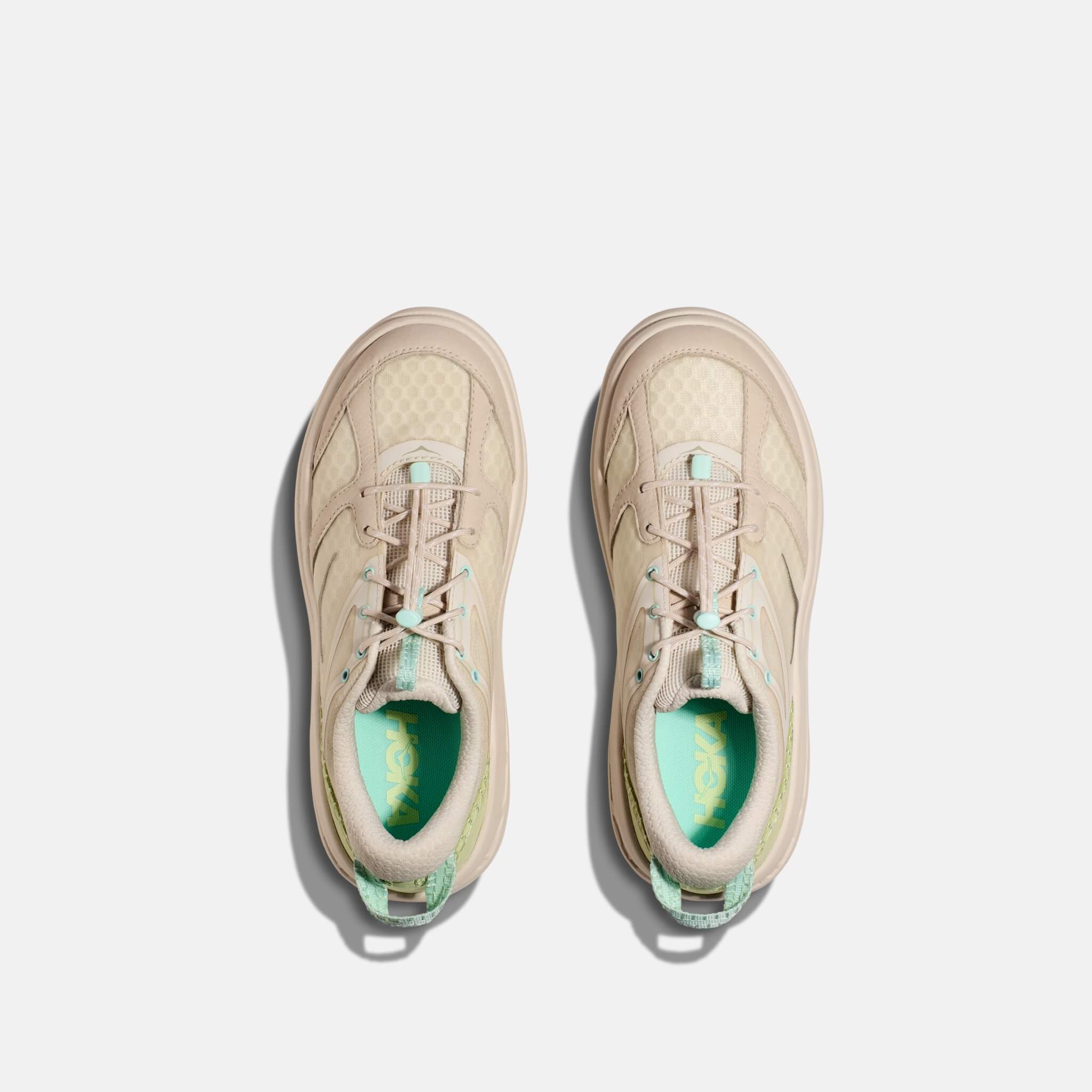 Unisexowe beżowe sneakersy Hoka Bondi B3