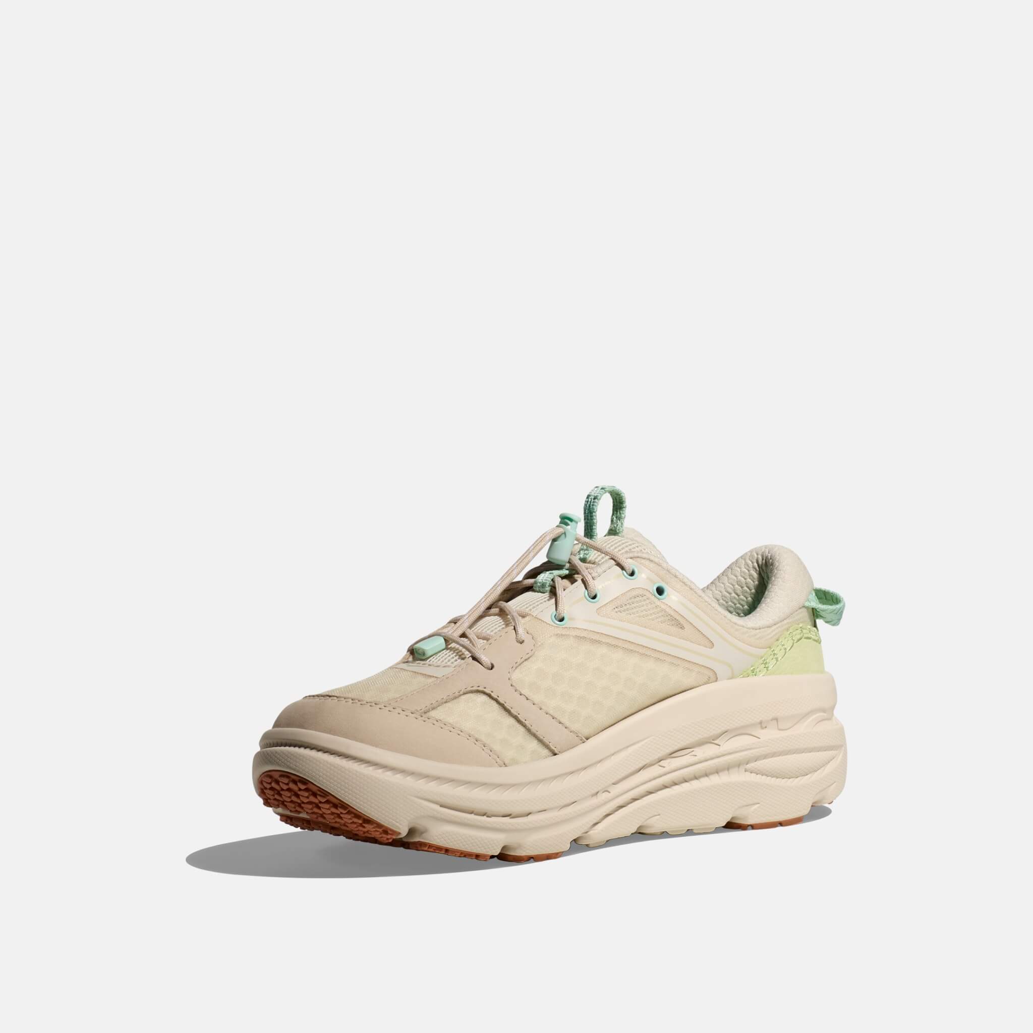 Unisexowe beżowe sneakersy Hoka Bondi B3