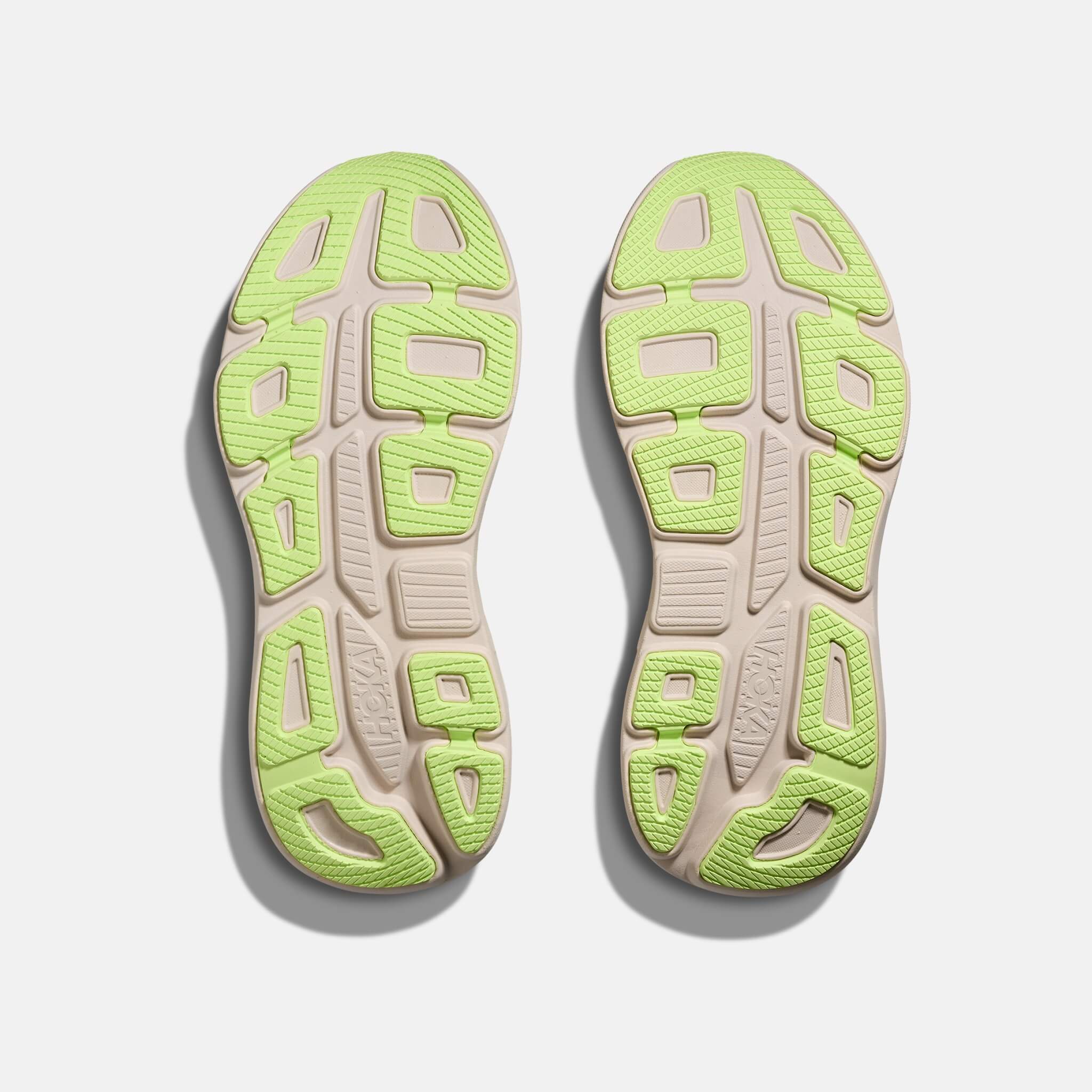 Męskie beżowo-zielone sneakersy Hoka Bondi 9
