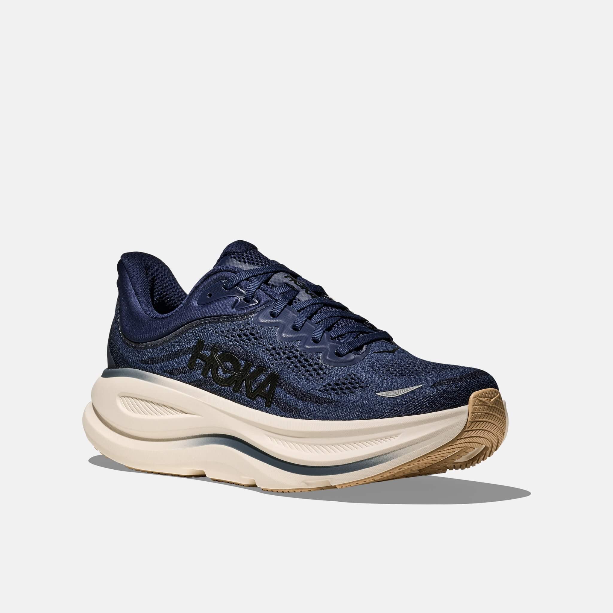Męskie niebieskie sneakersy Hoka Bondi 9