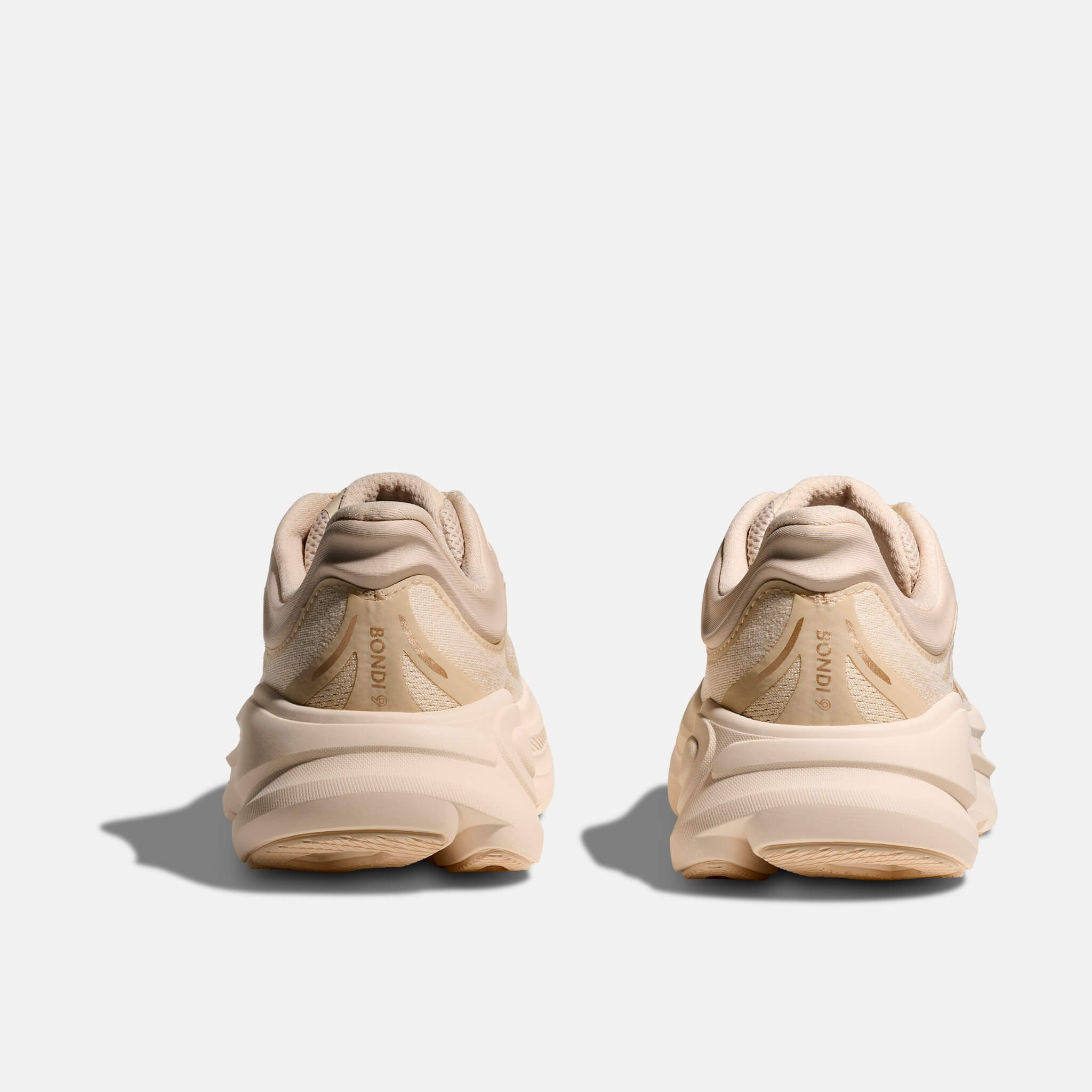 Damskie kremowe sneakersy Hoka Bondi 9